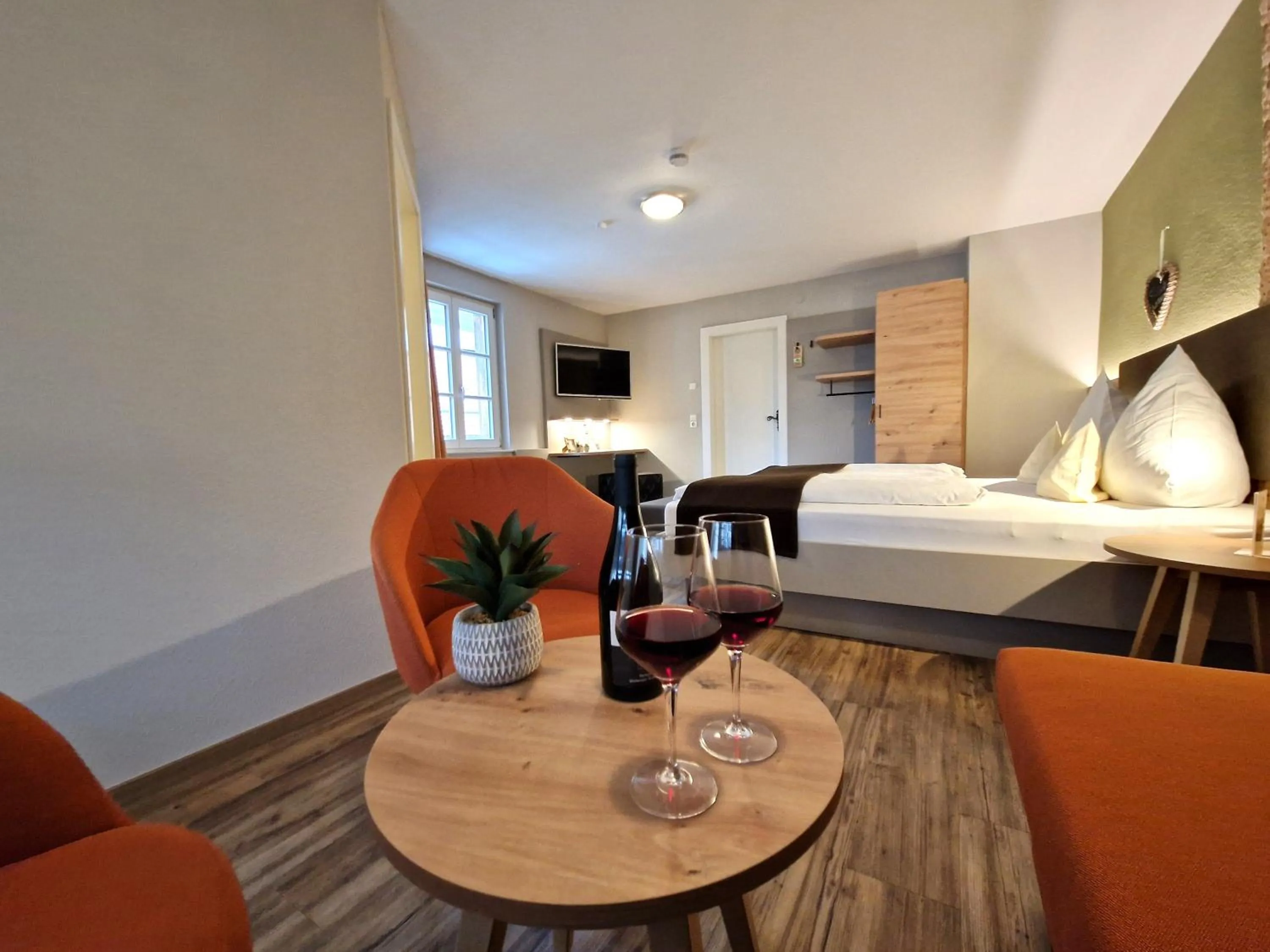 Photo of the whole room, Bed in Hotel-Gasthaus Goldener Engel