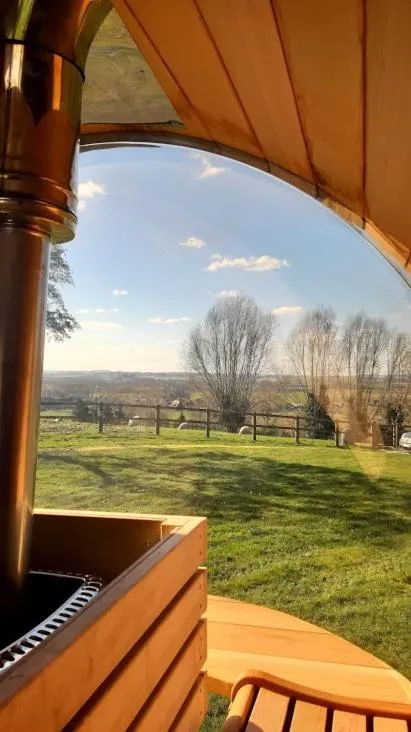 Garden view in De Rieke