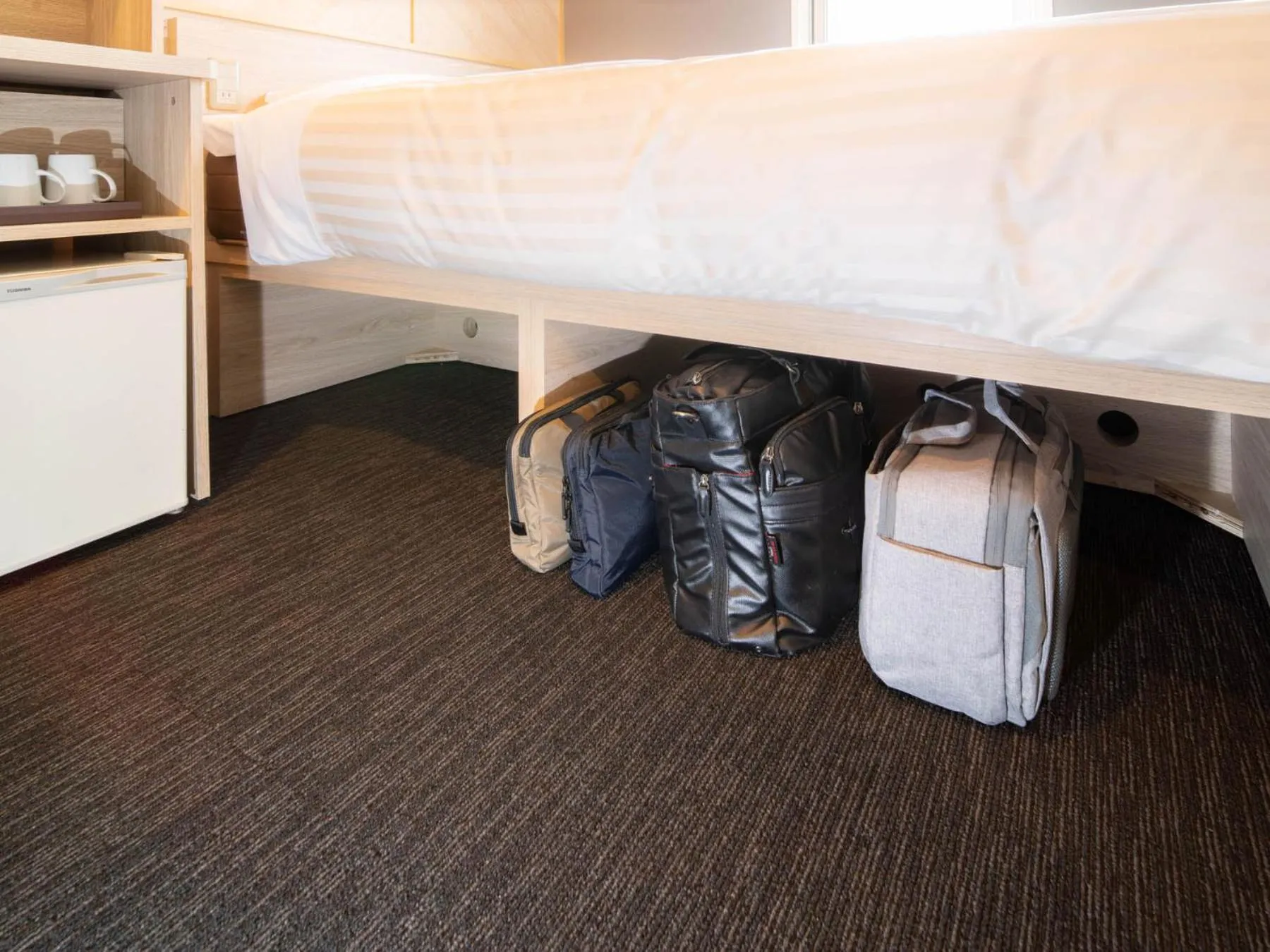 Bed in Super Hotel Nagaizumi Numazu Inter