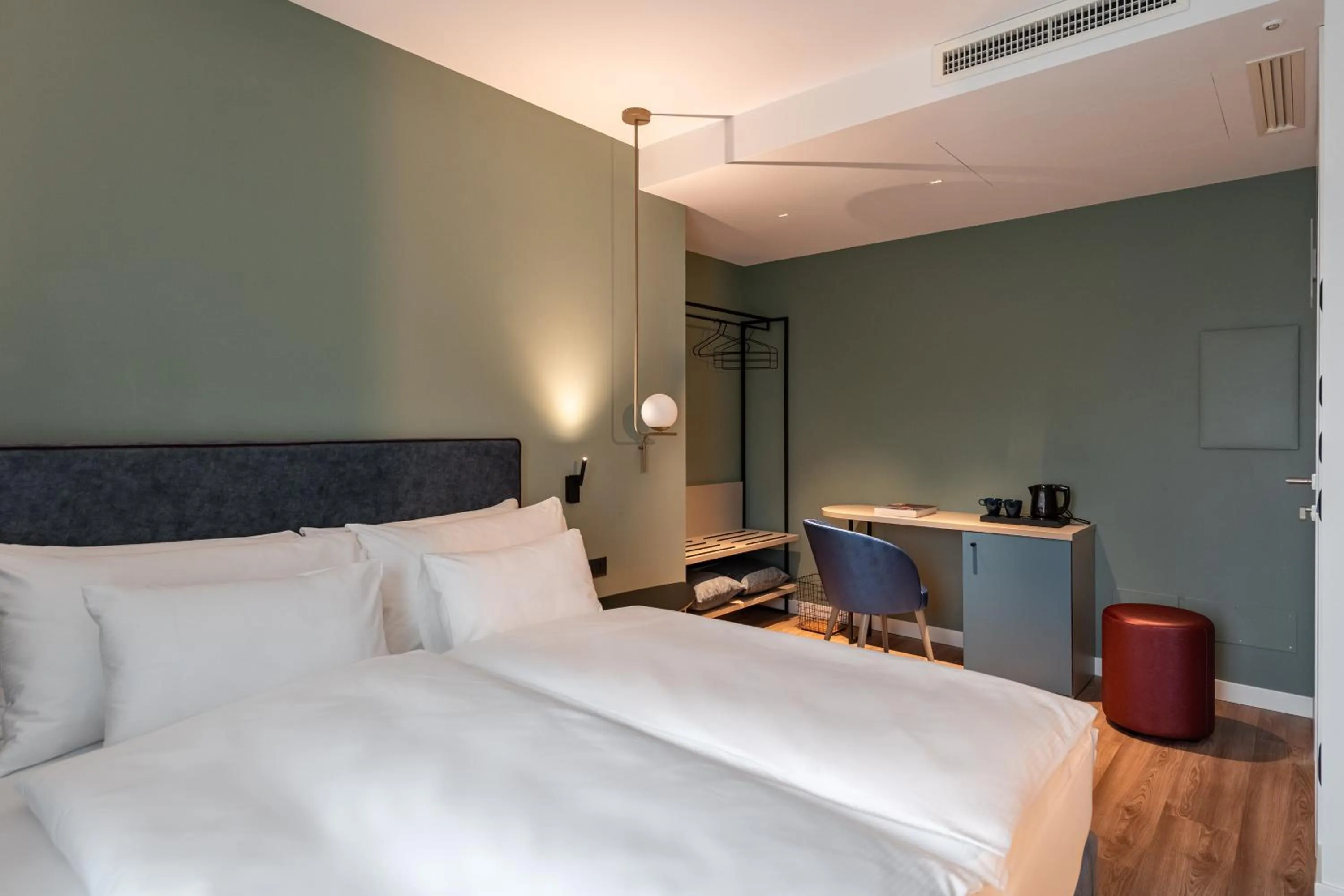 Bed in HT Hotel Trieste