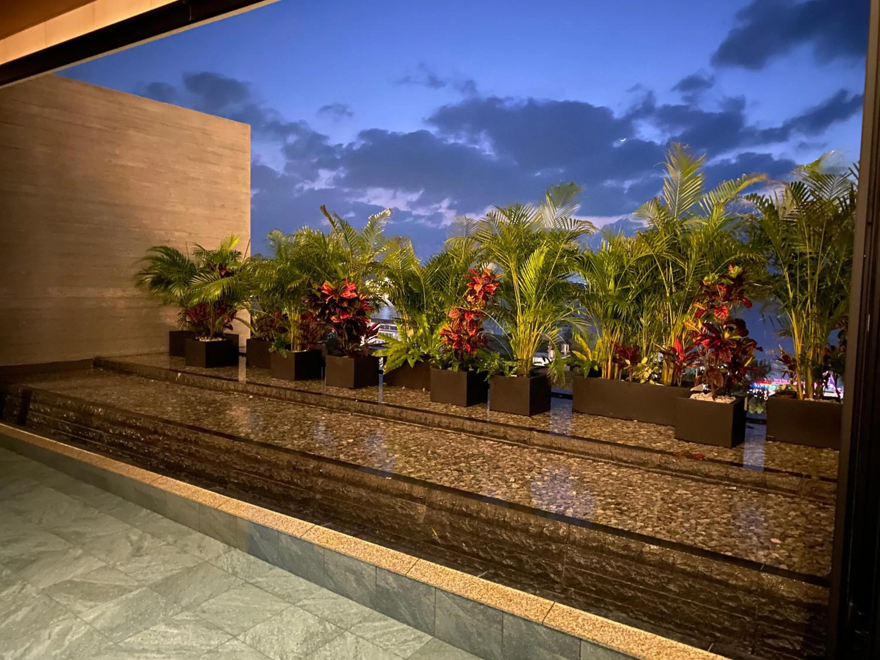 Open Air Bath in Hiyori Ocean Resort Okinawa