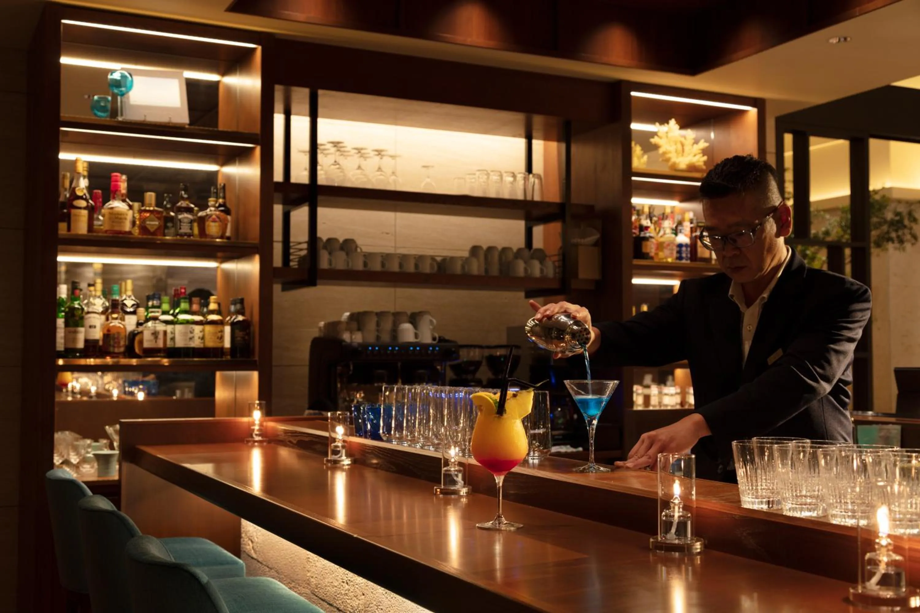 Lounge or bar in Hiyori Ocean Resort Okinawa