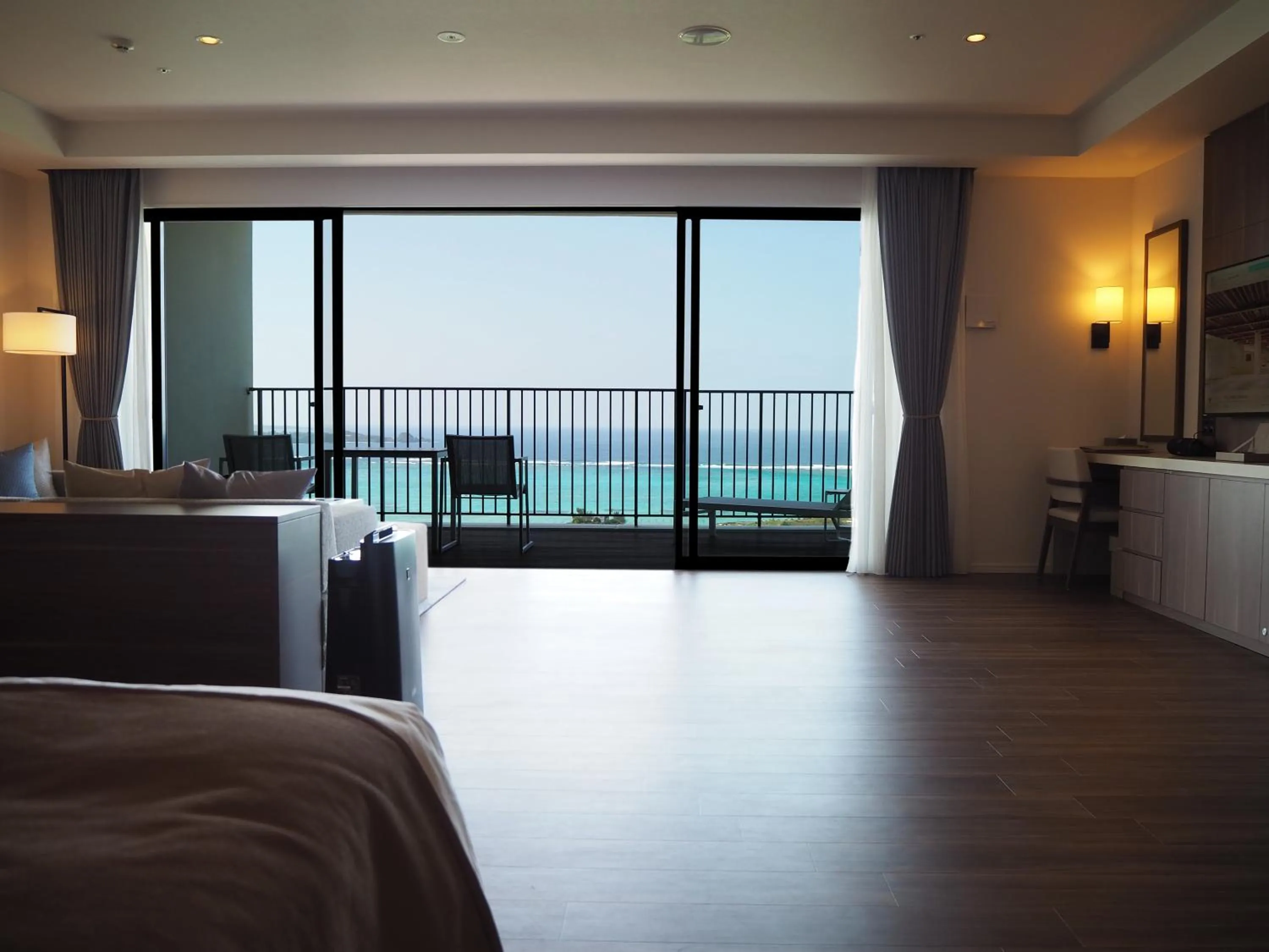 Sea view, Bed in Hiyori Ocean Resort Okinawa
