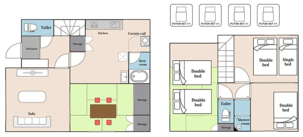 Floor plan in THE SUNLIGHT