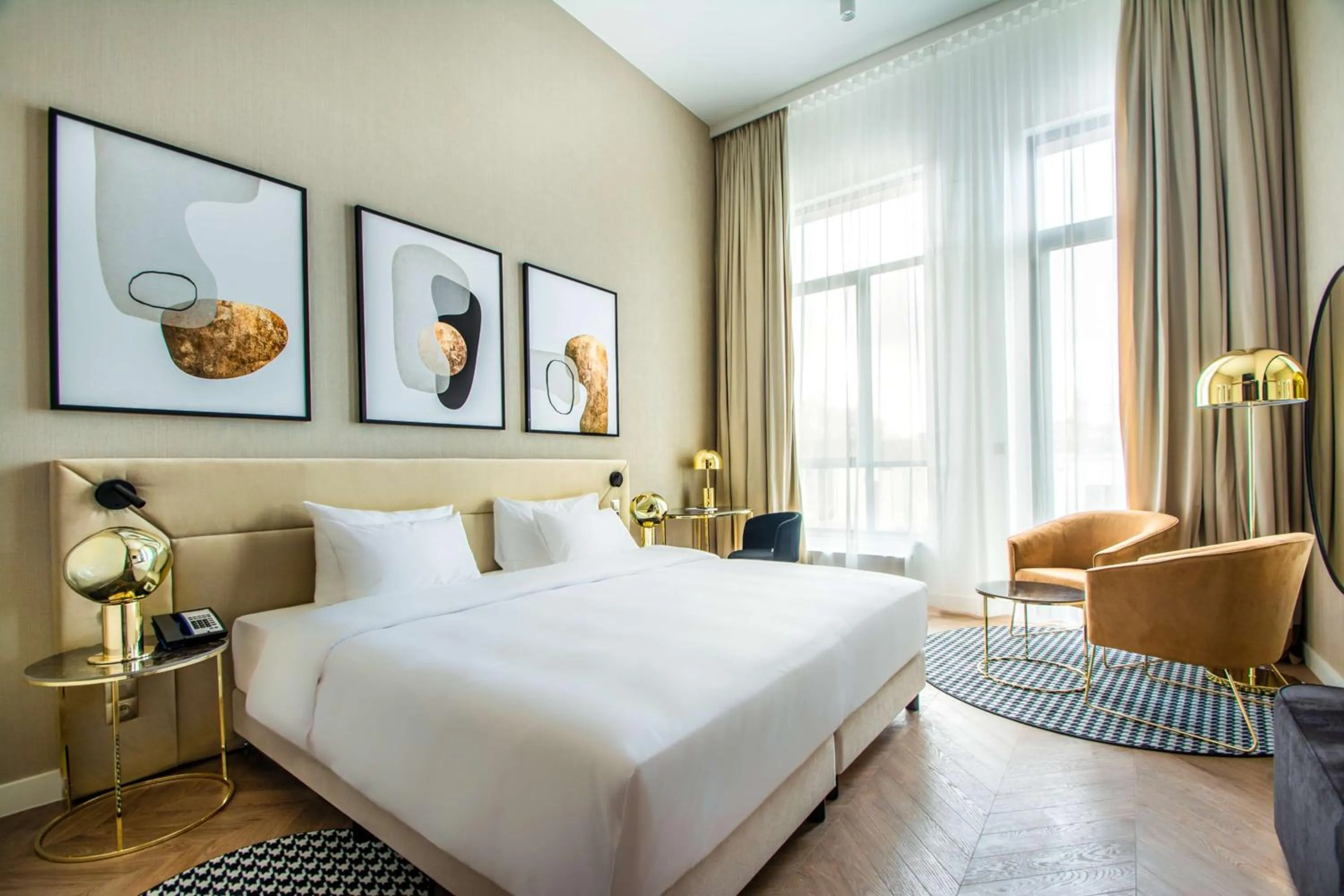 Bedroom, Bed in Radisson Blu Hotel Sopot