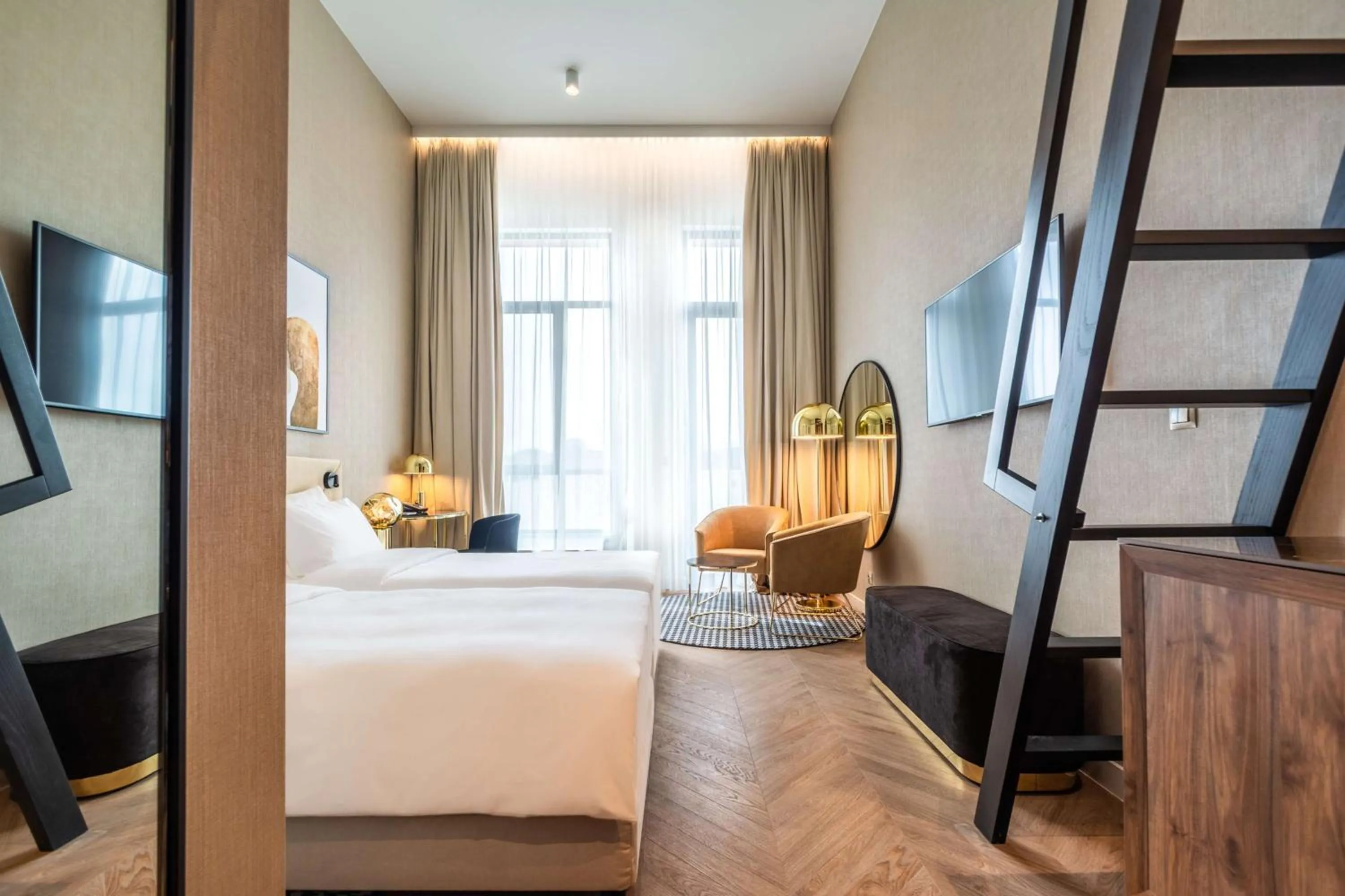 Bedroom, Bed in Radisson Blu Hotel Sopot