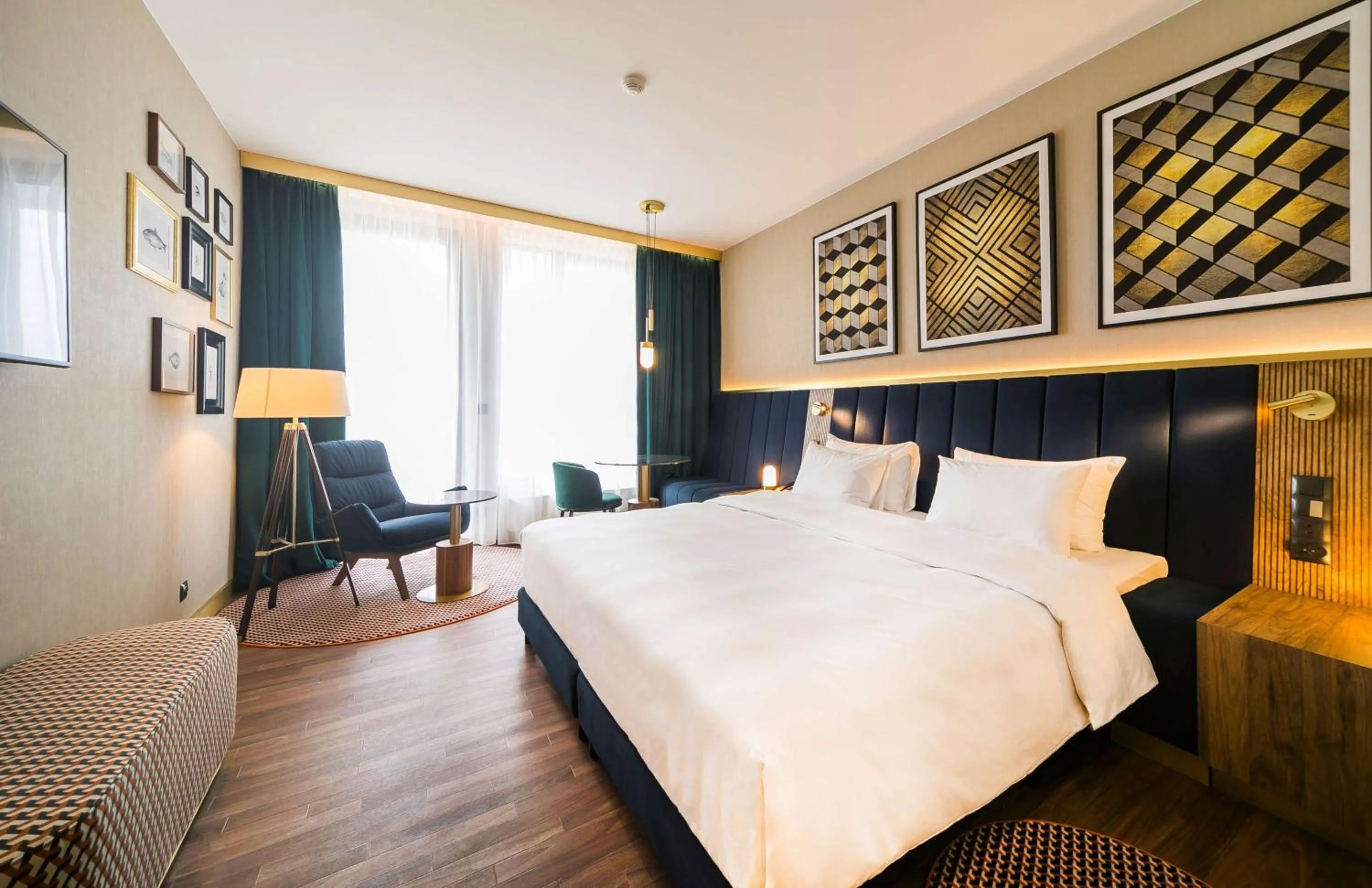 Bedroom, Bed in Radisson Blu Hotel Sopot