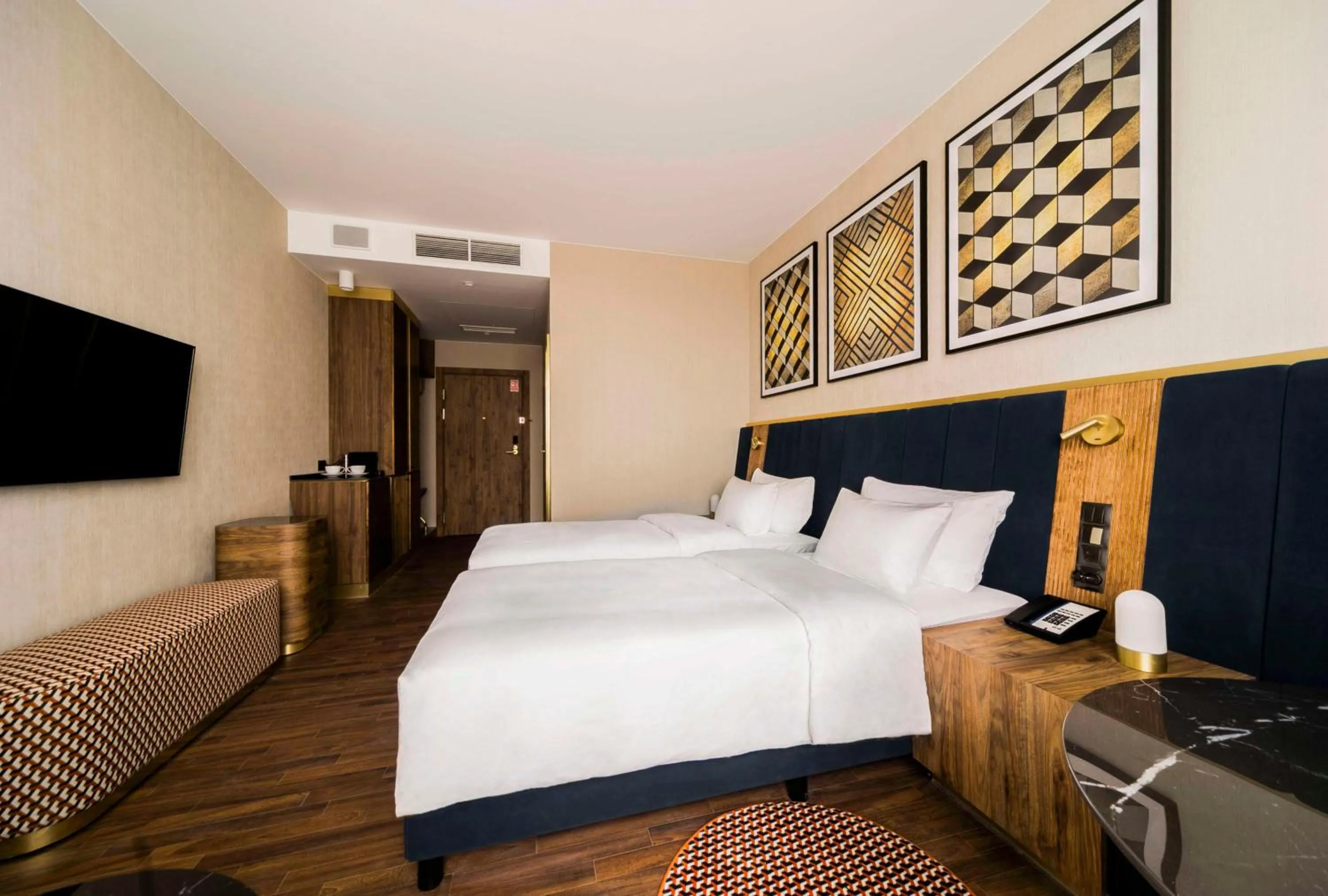 Bedroom, Bed in Radisson Blu Hotel Sopot