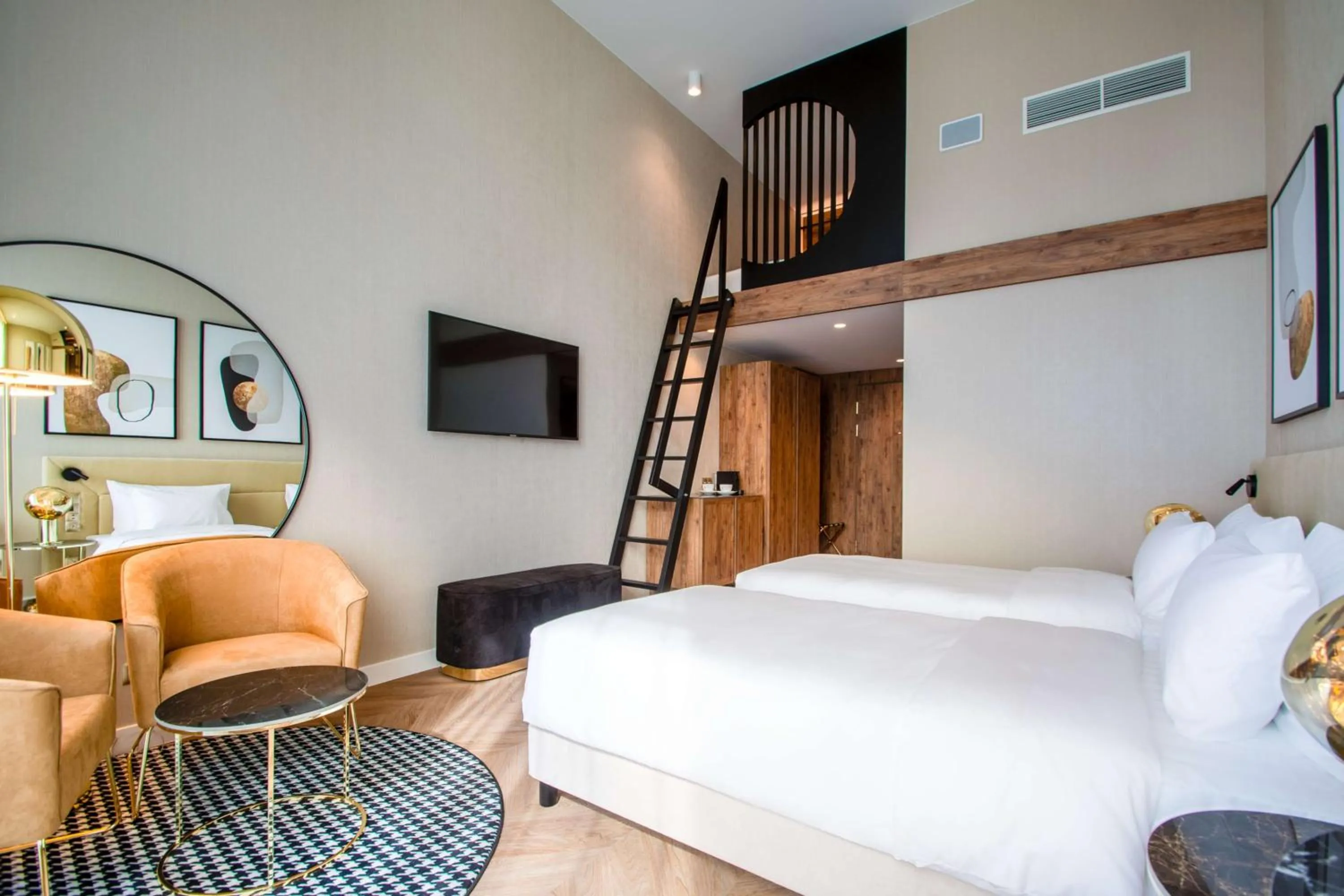 Bedroom, Bed in Radisson Blu Hotel Sopot