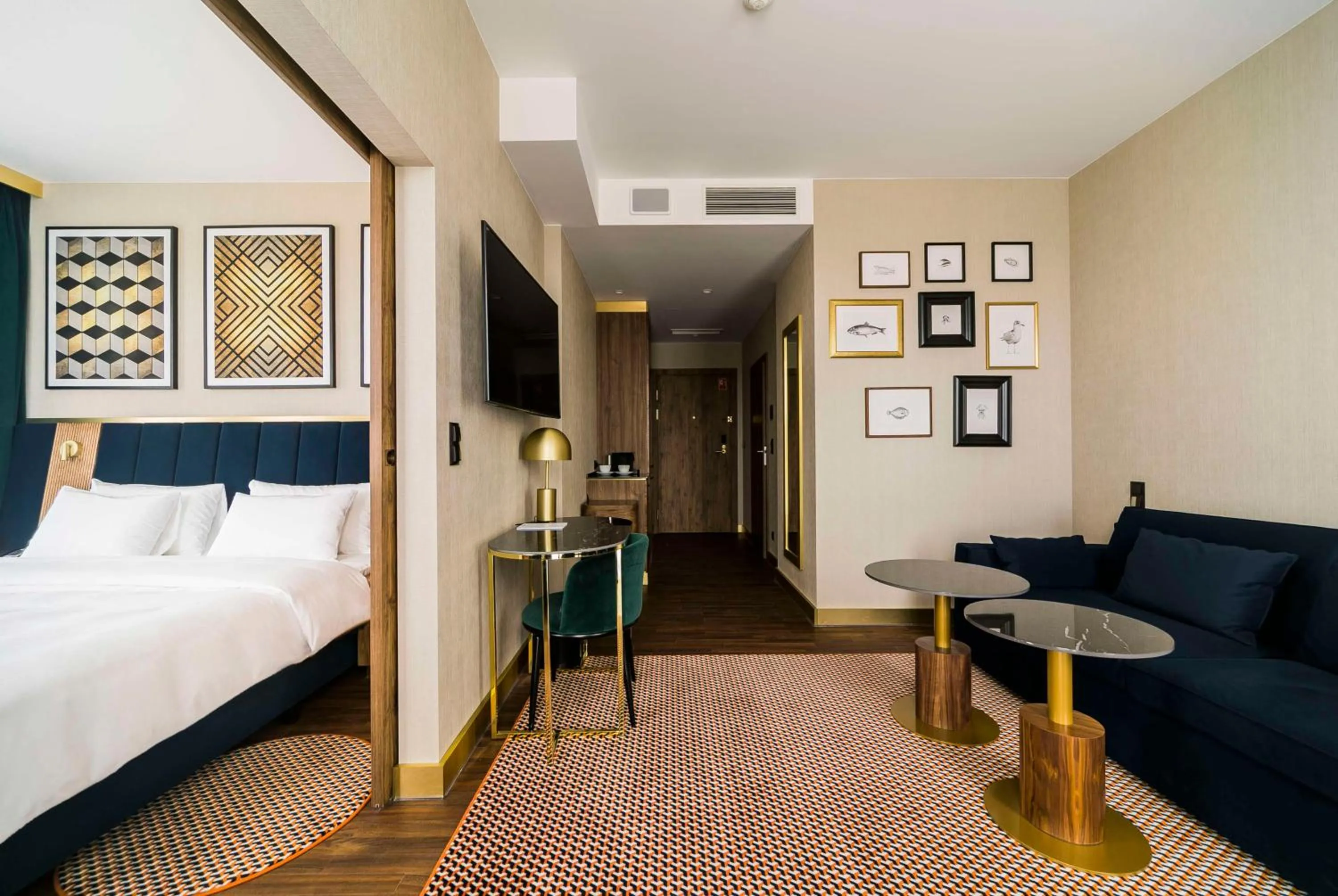 Photo of the whole room, Bed in Radisson Blu Hotel Sopot