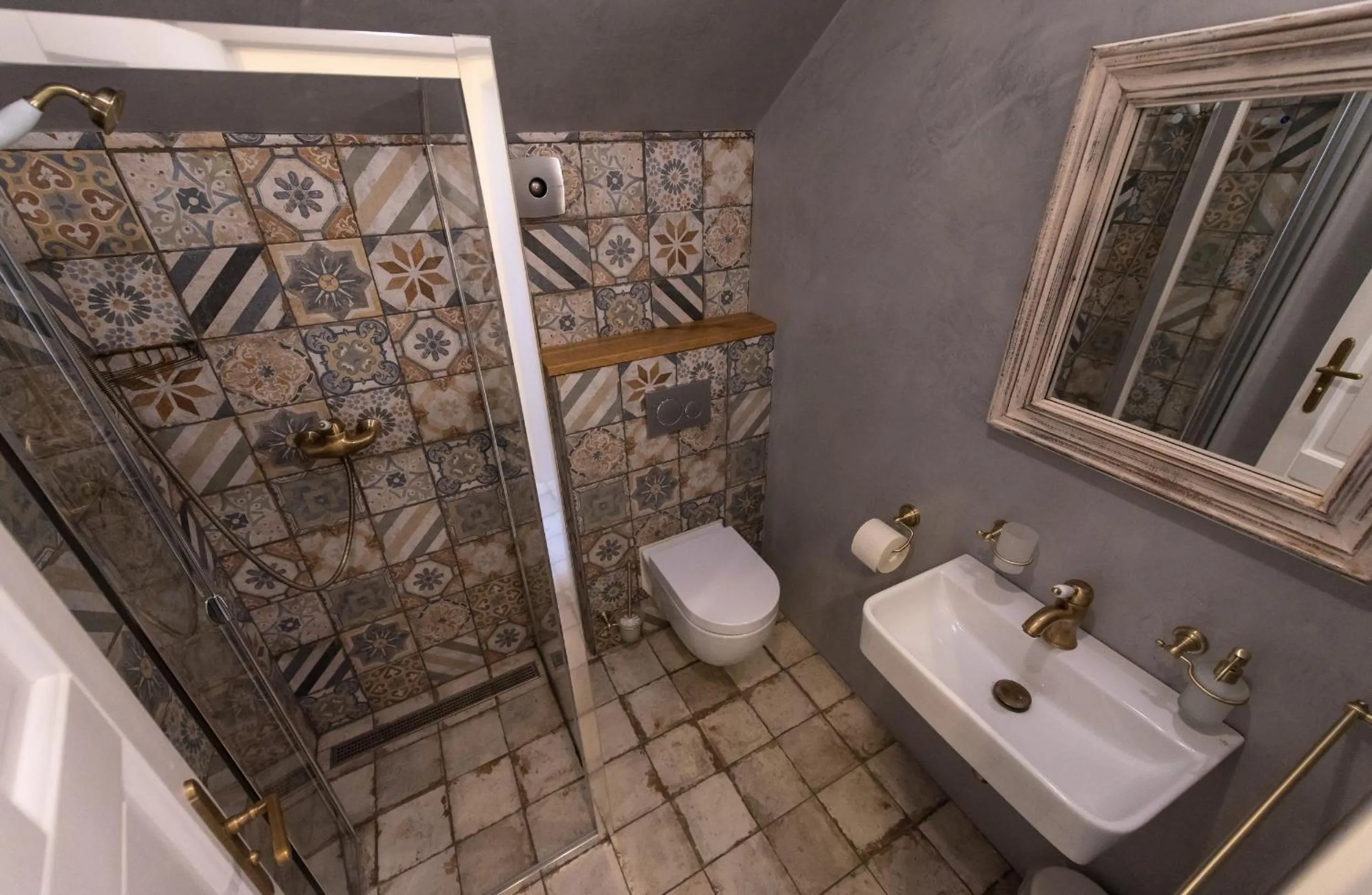 Bathroom in Pension Adalbert