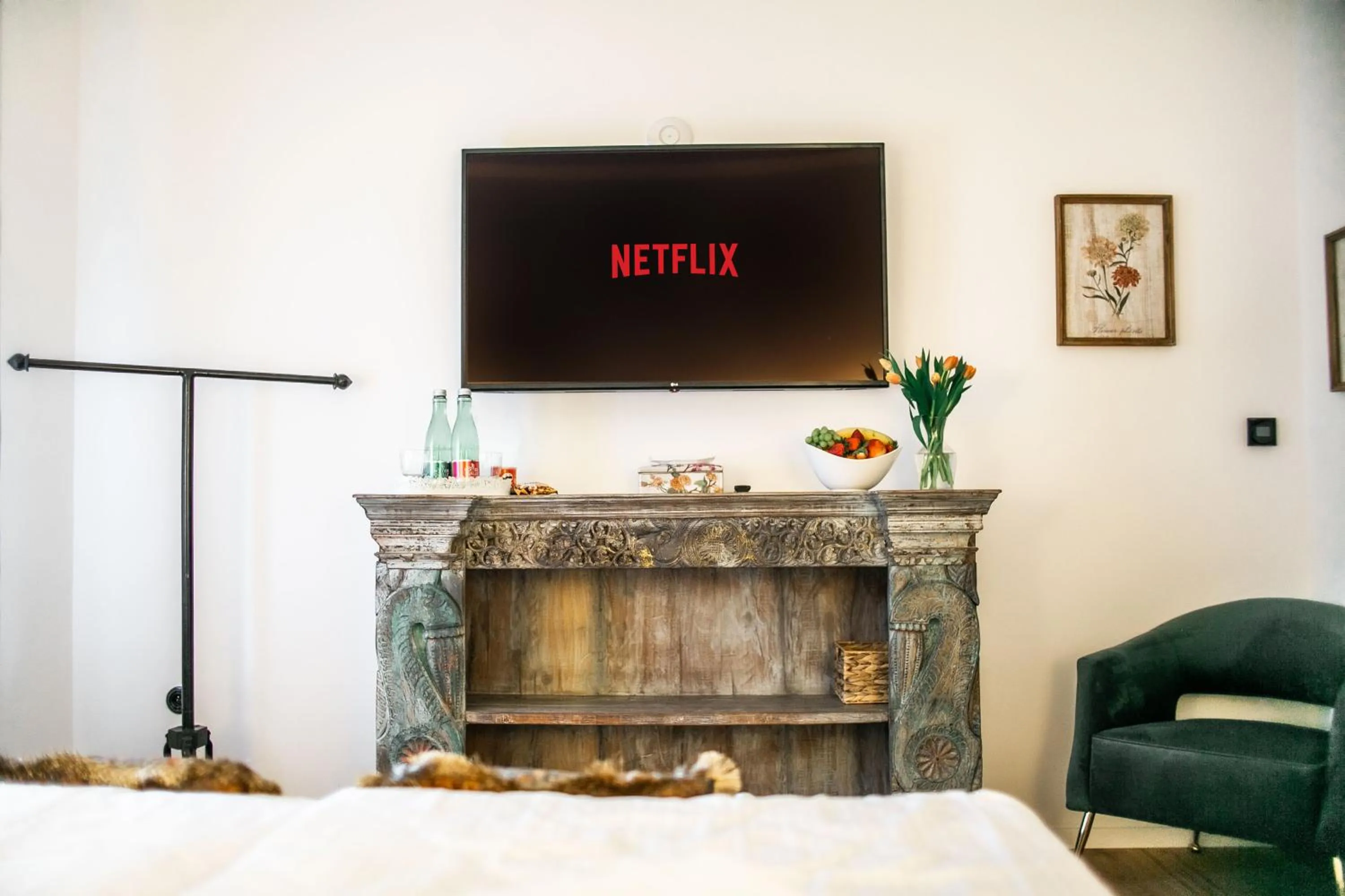 TV and multimedia, Bed in Pension Adalbert