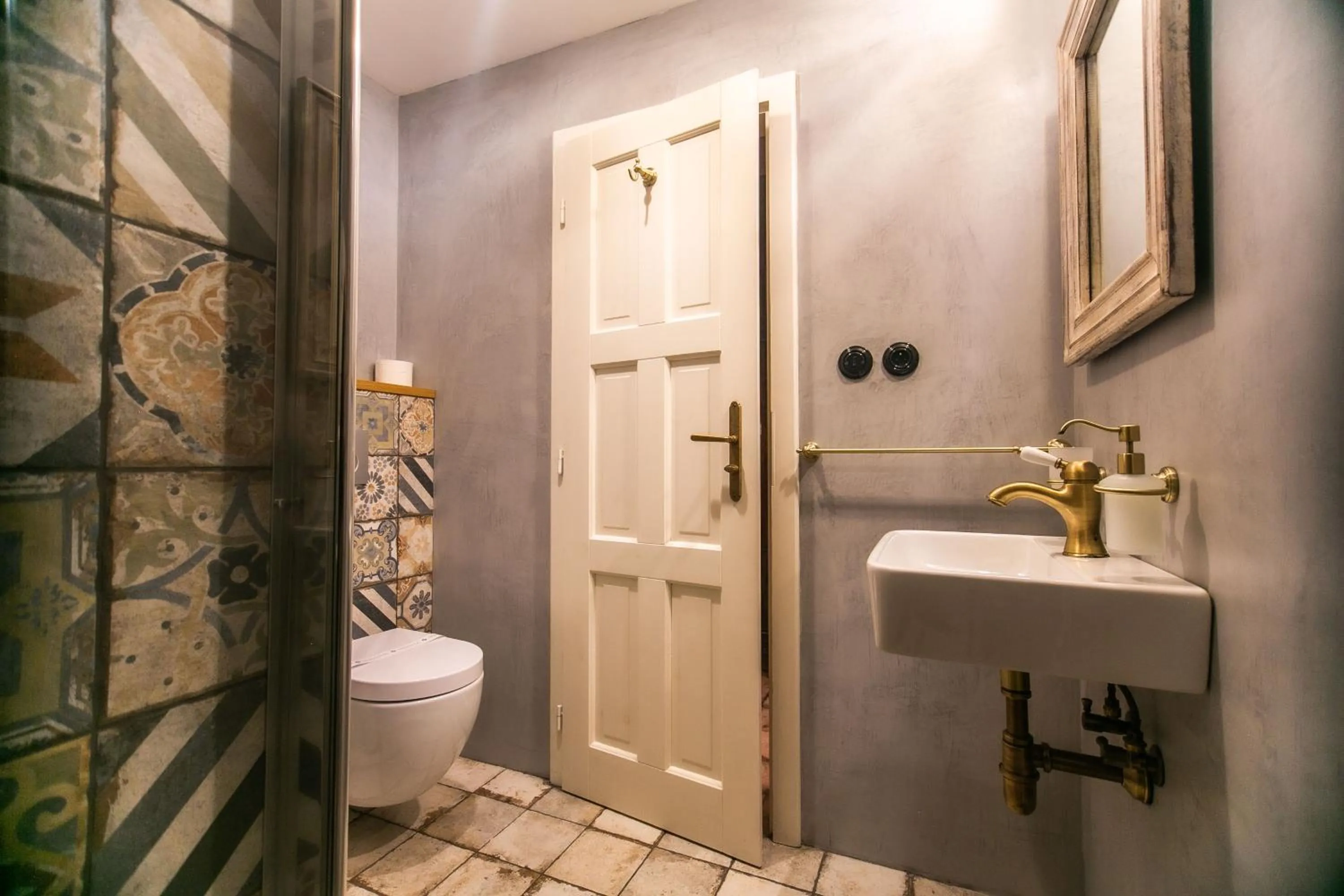 Bathroom in Pension Adalbert