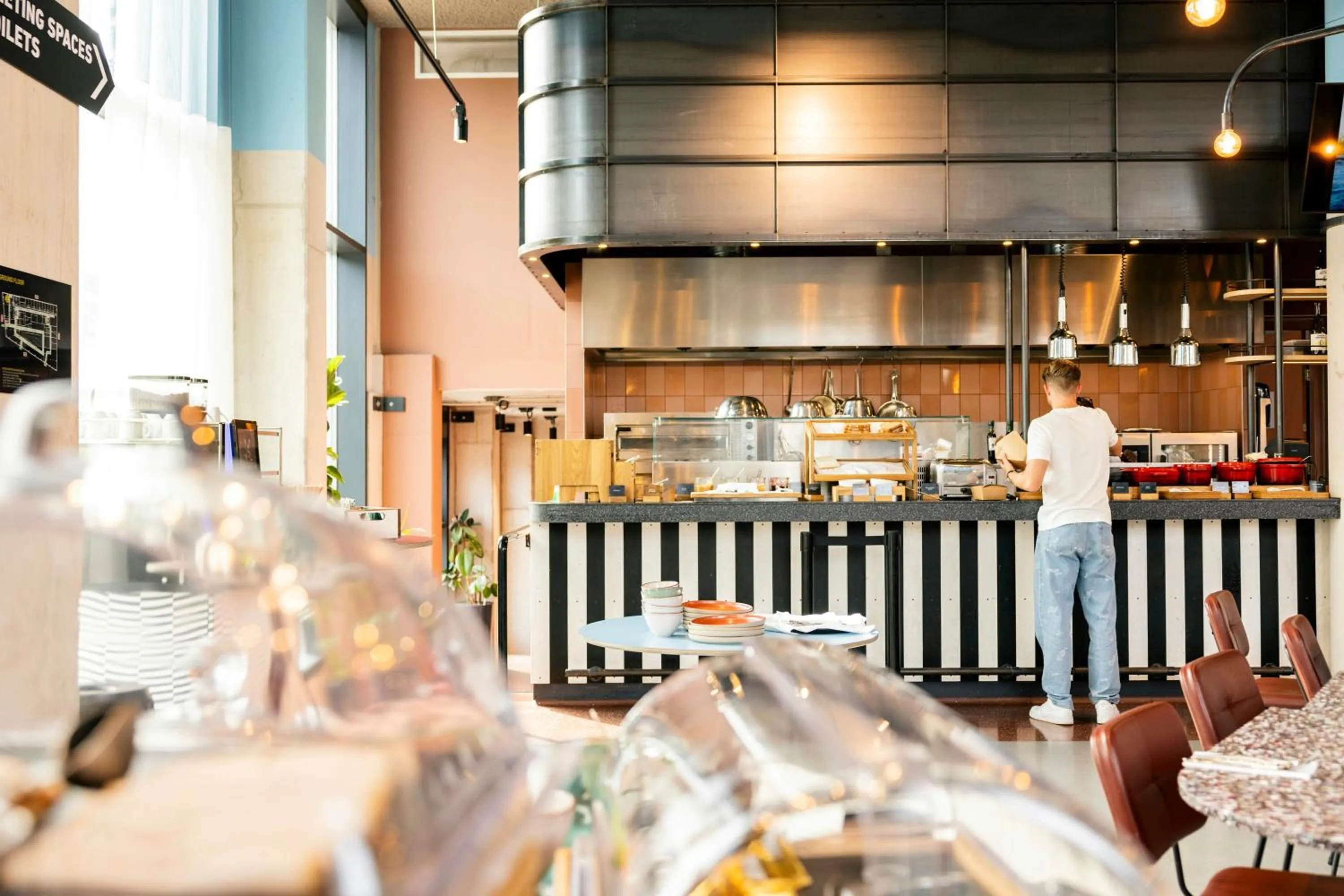 Buffet breakfast in The Social Hub Delft