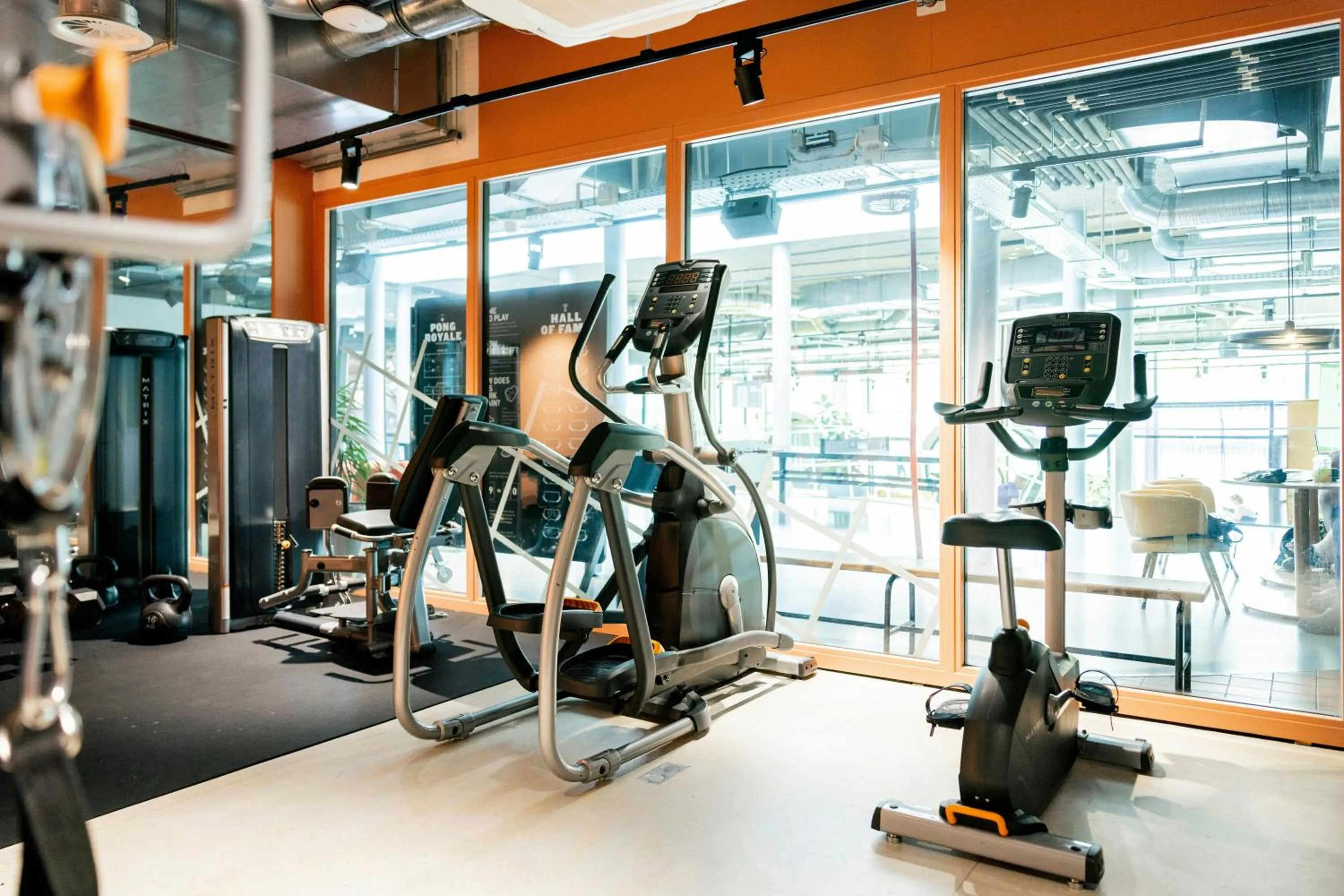 Fitness centre/facilities in The Social Hub Delft