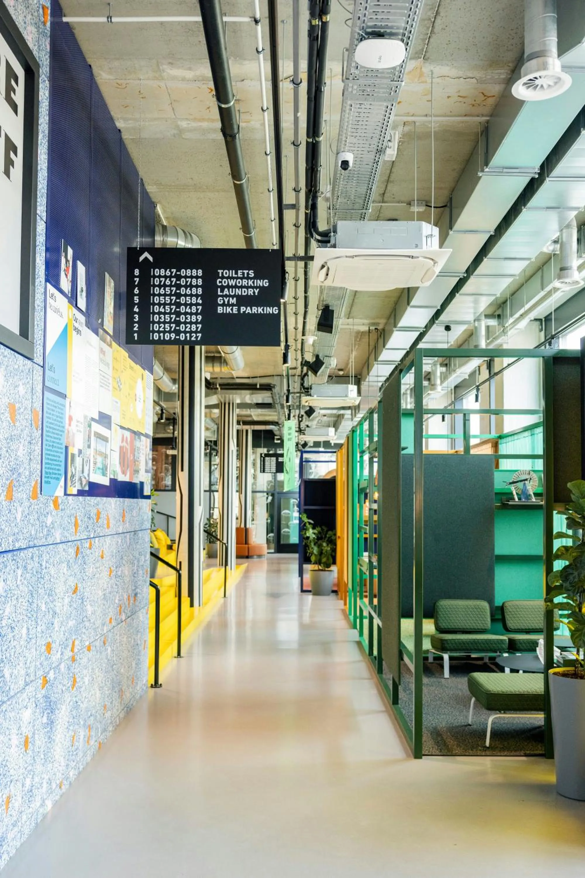 Lobby or reception in The Social Hub Delft