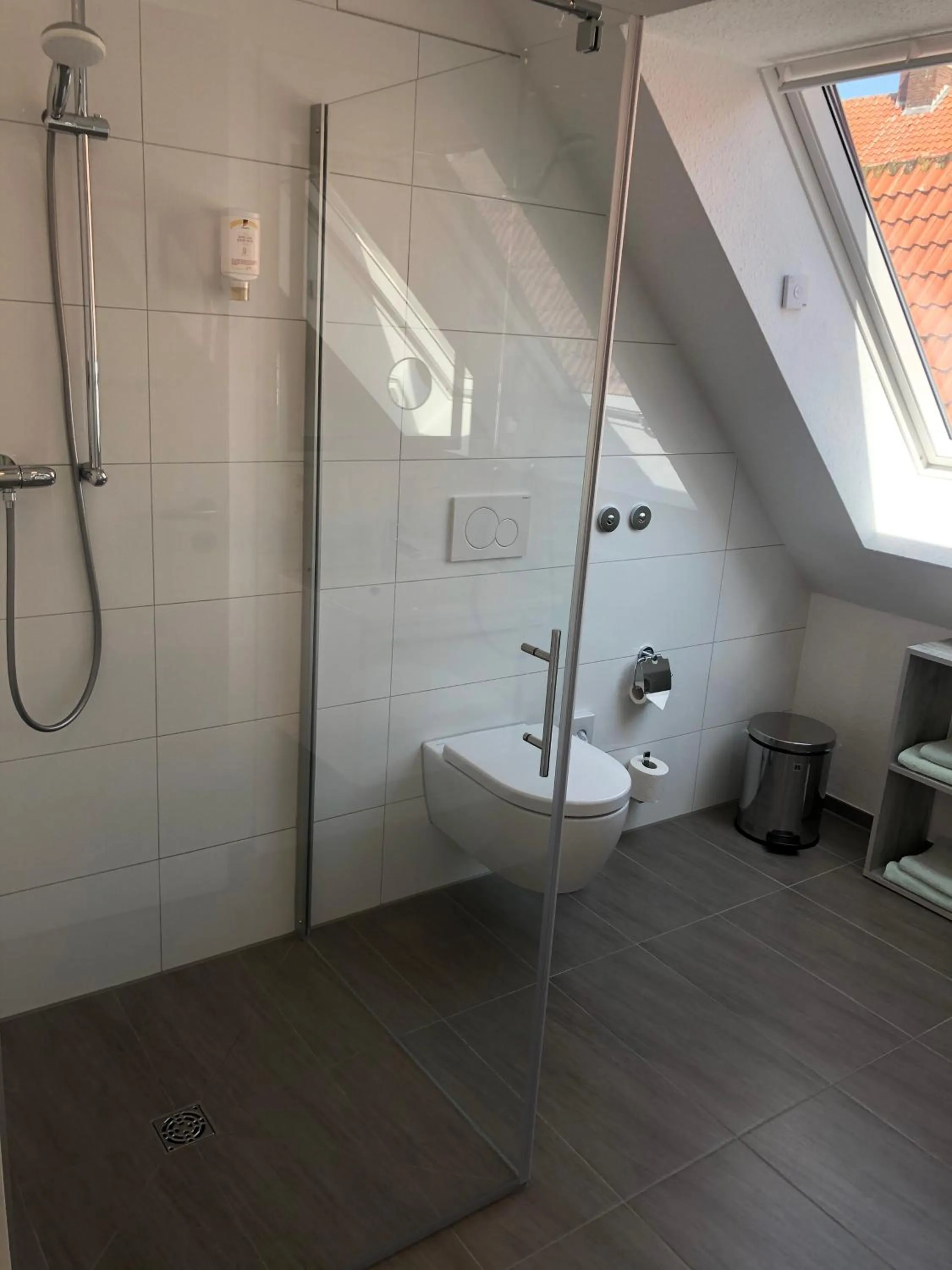 Shower in Hotel Johann