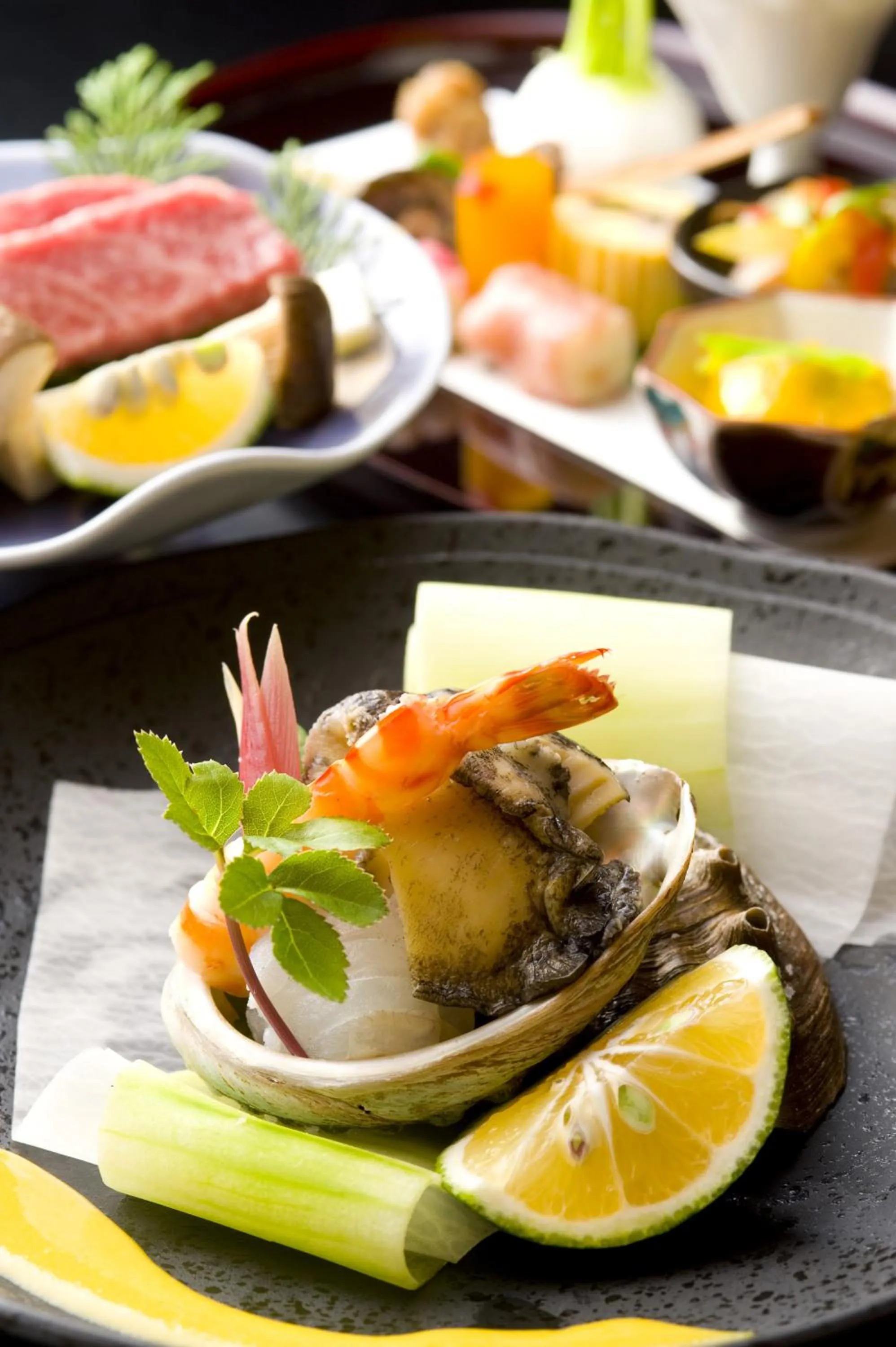 Food close-up in Ryotei Tanokura