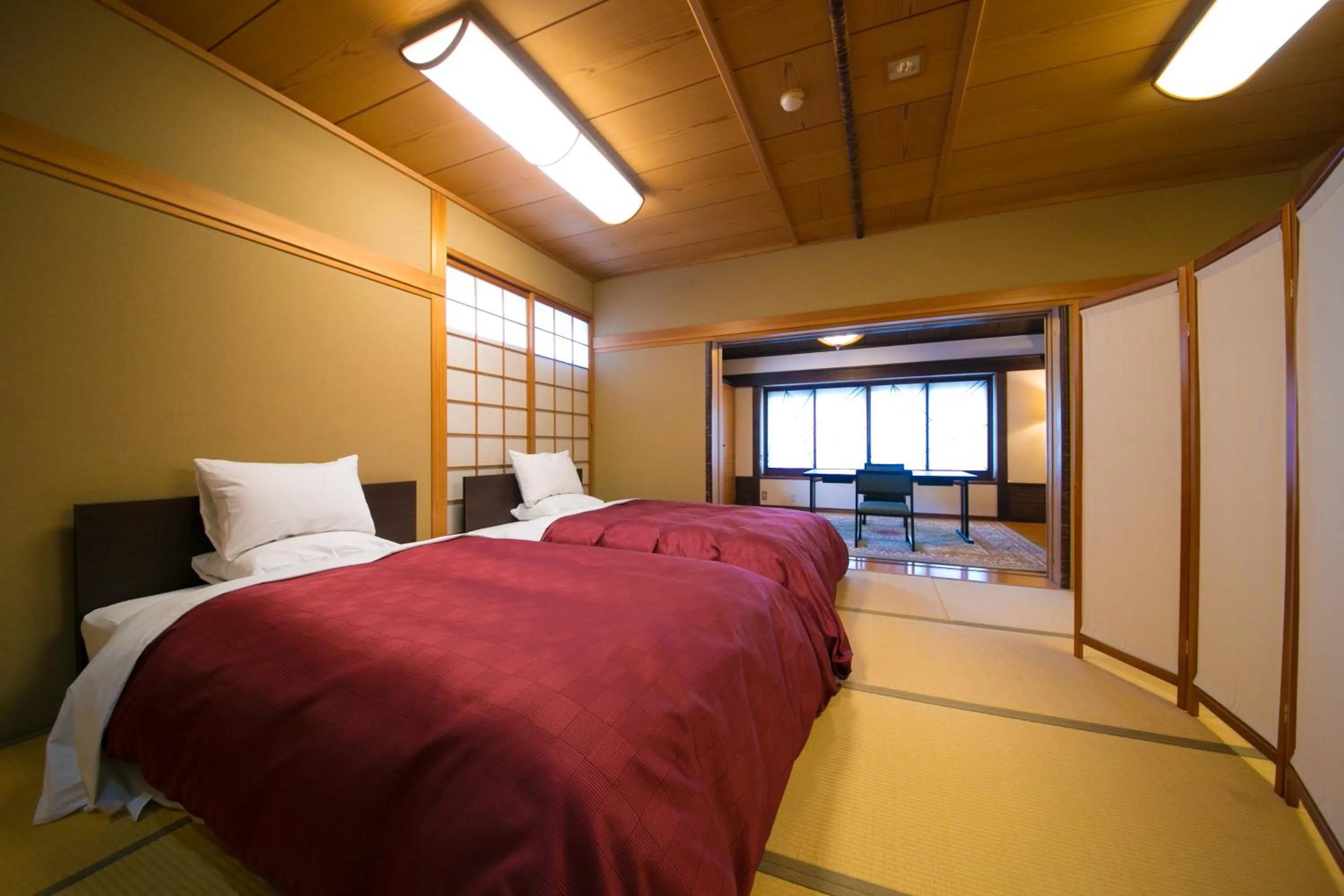 Bed in Ryotei Tanokura