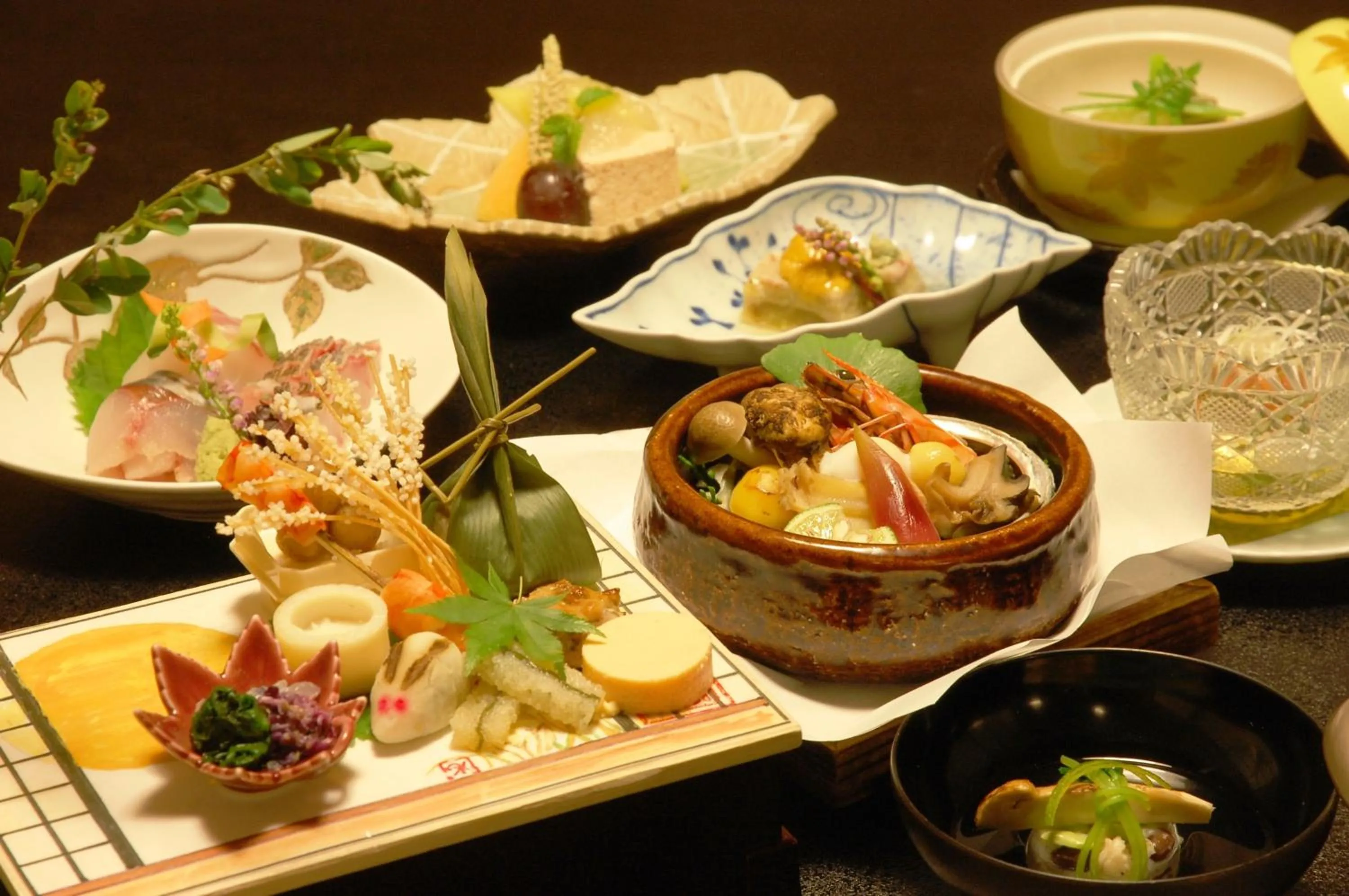 Food close-up in Ryotei Tanokura