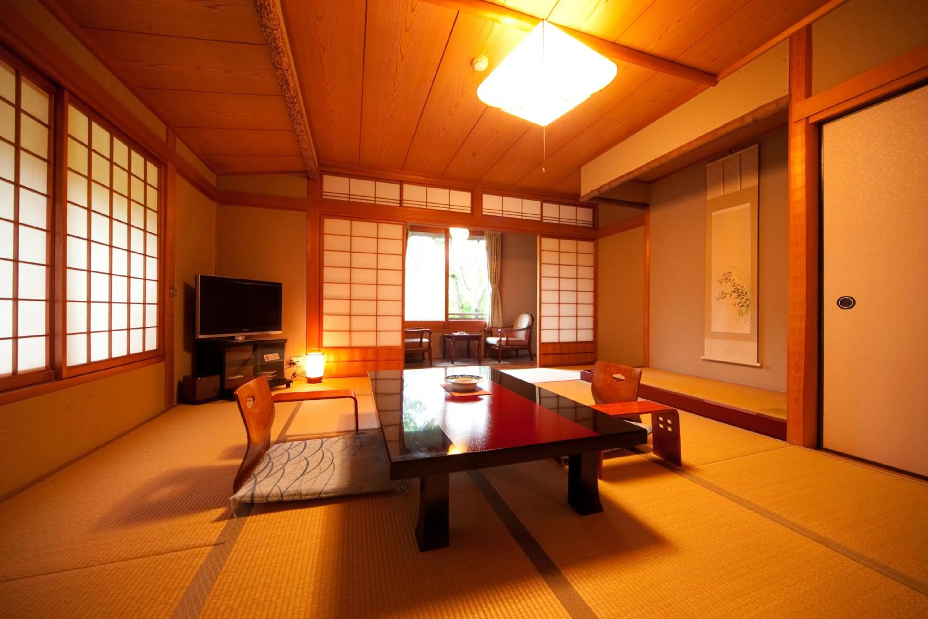 Photo of the whole room, Bed in Ryotei Tanokura