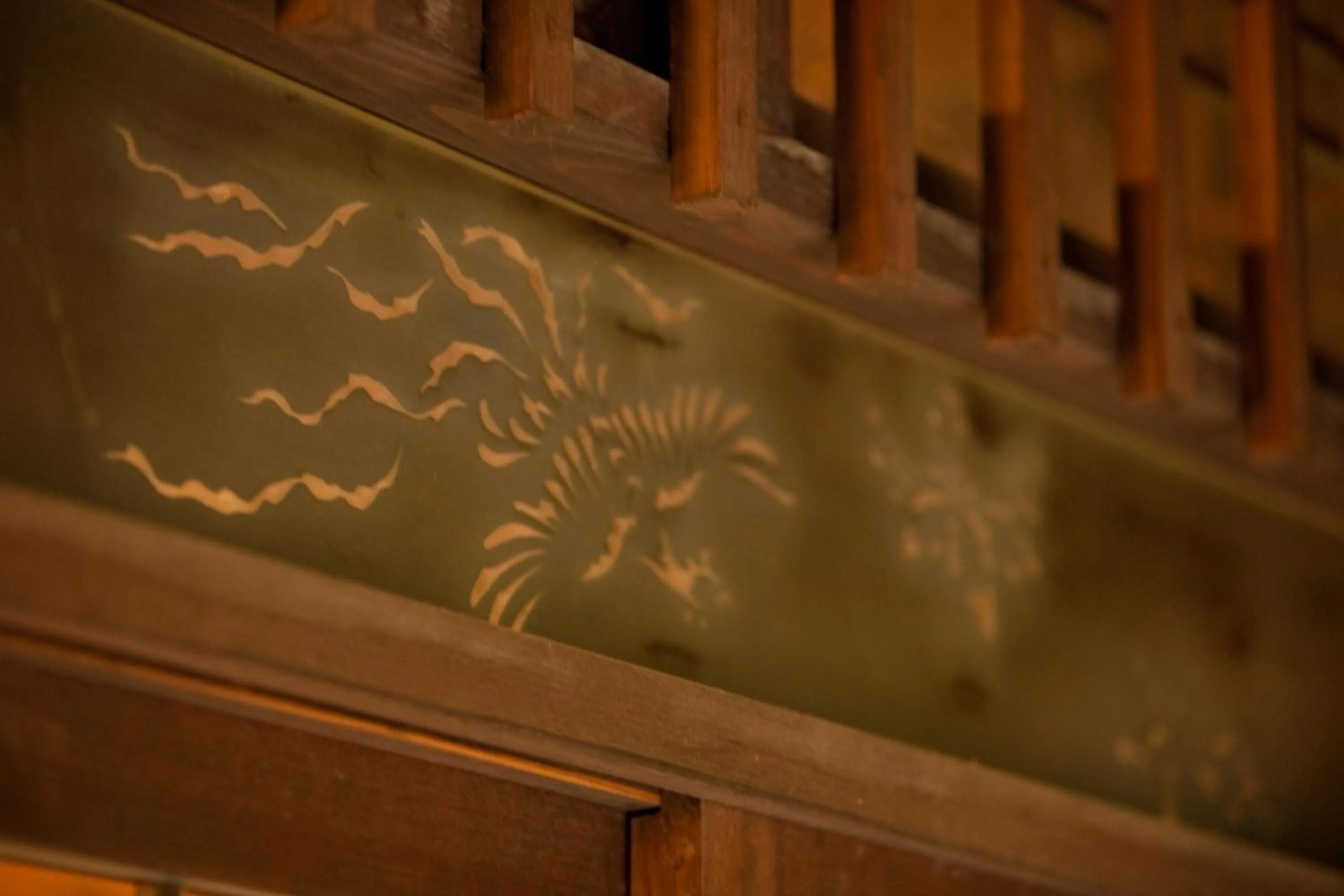 Decorative detail in Ryotei Tanokura