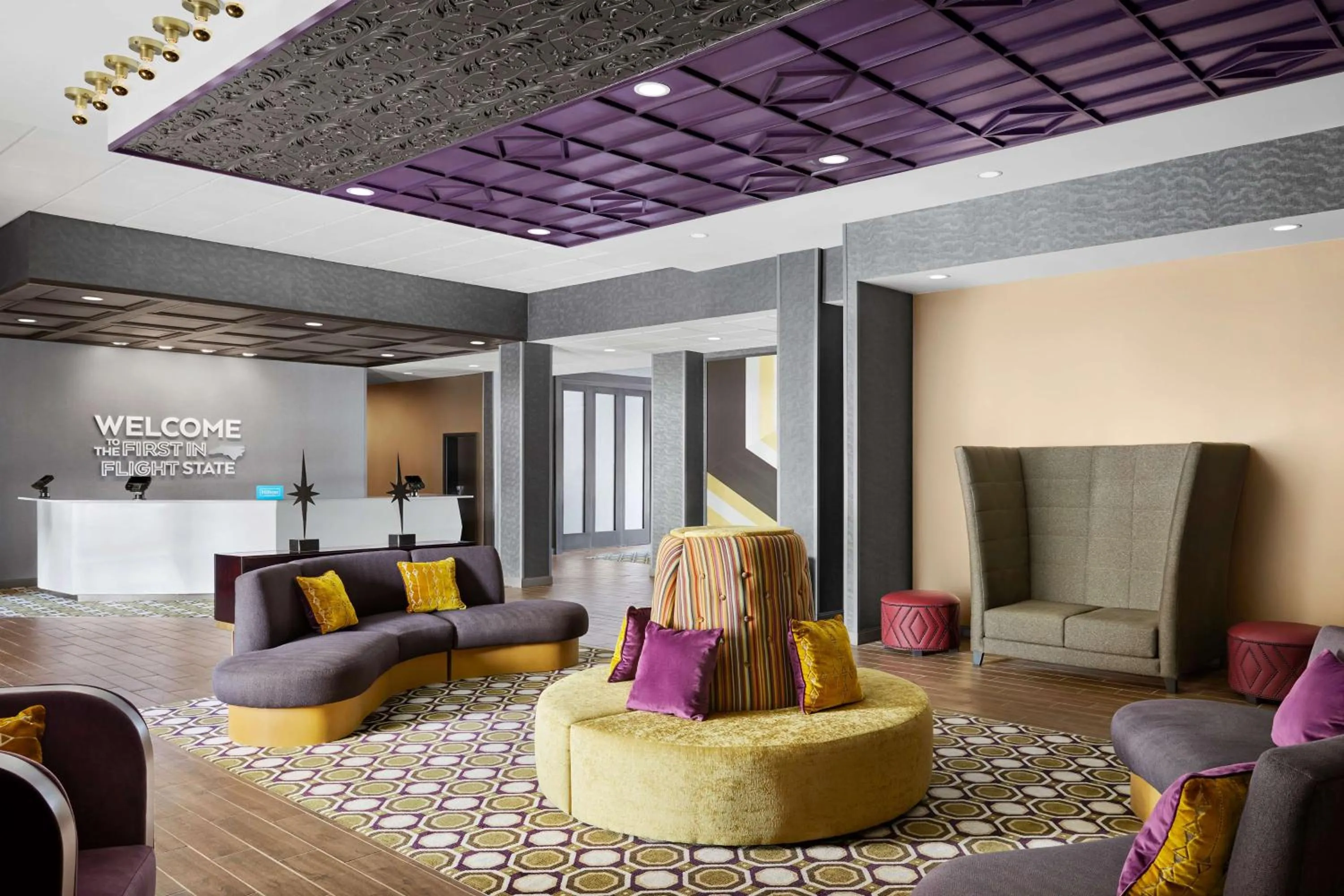 Lobby or reception in Hampton Inn & Suites Charlotte Steele Creek Road, NC