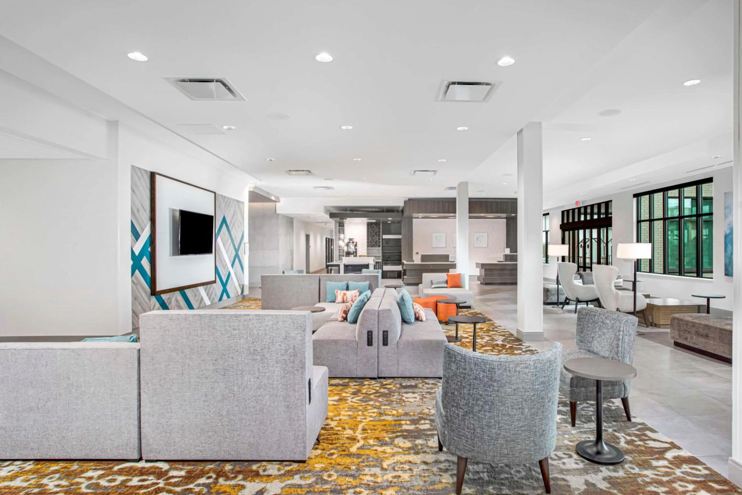 Lobby or reception in Hilton Garden Inn Harlingen Convention Center, Tx