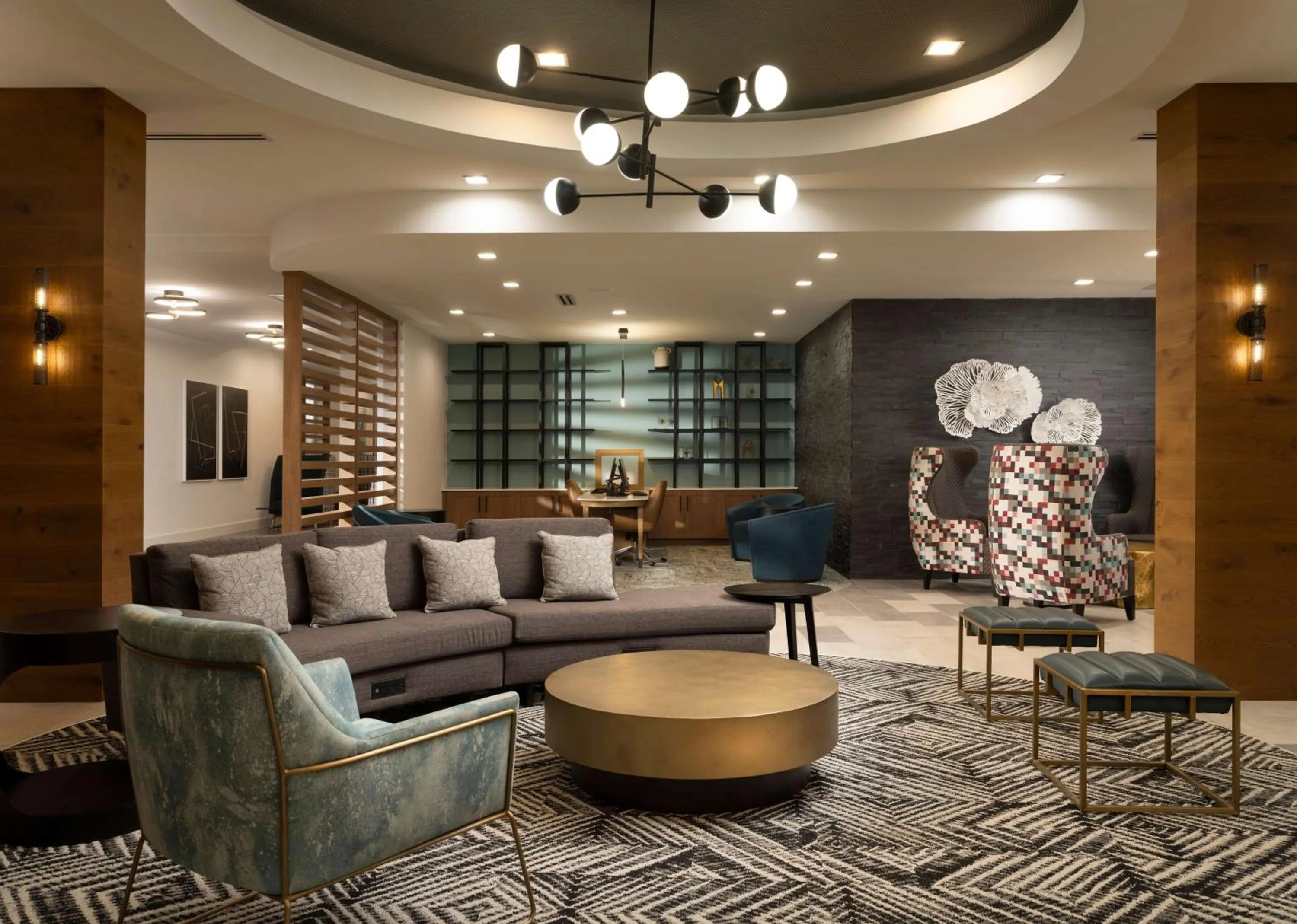 Lobby or reception in Homewood Suites By Hilton Jackson Fondren Medical District