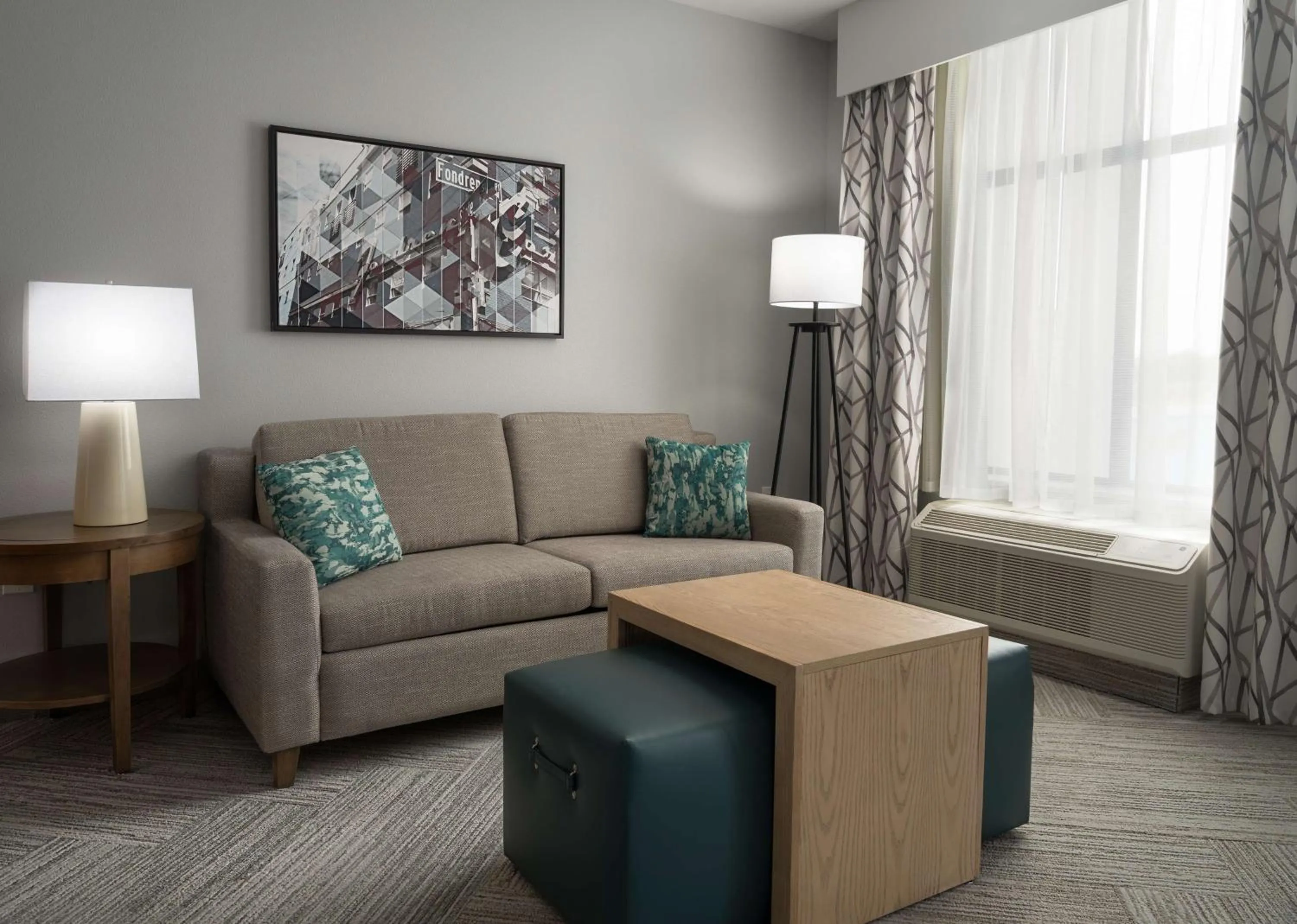 Living room in Homewood Suites By Hilton Jackson Fondren Medical District