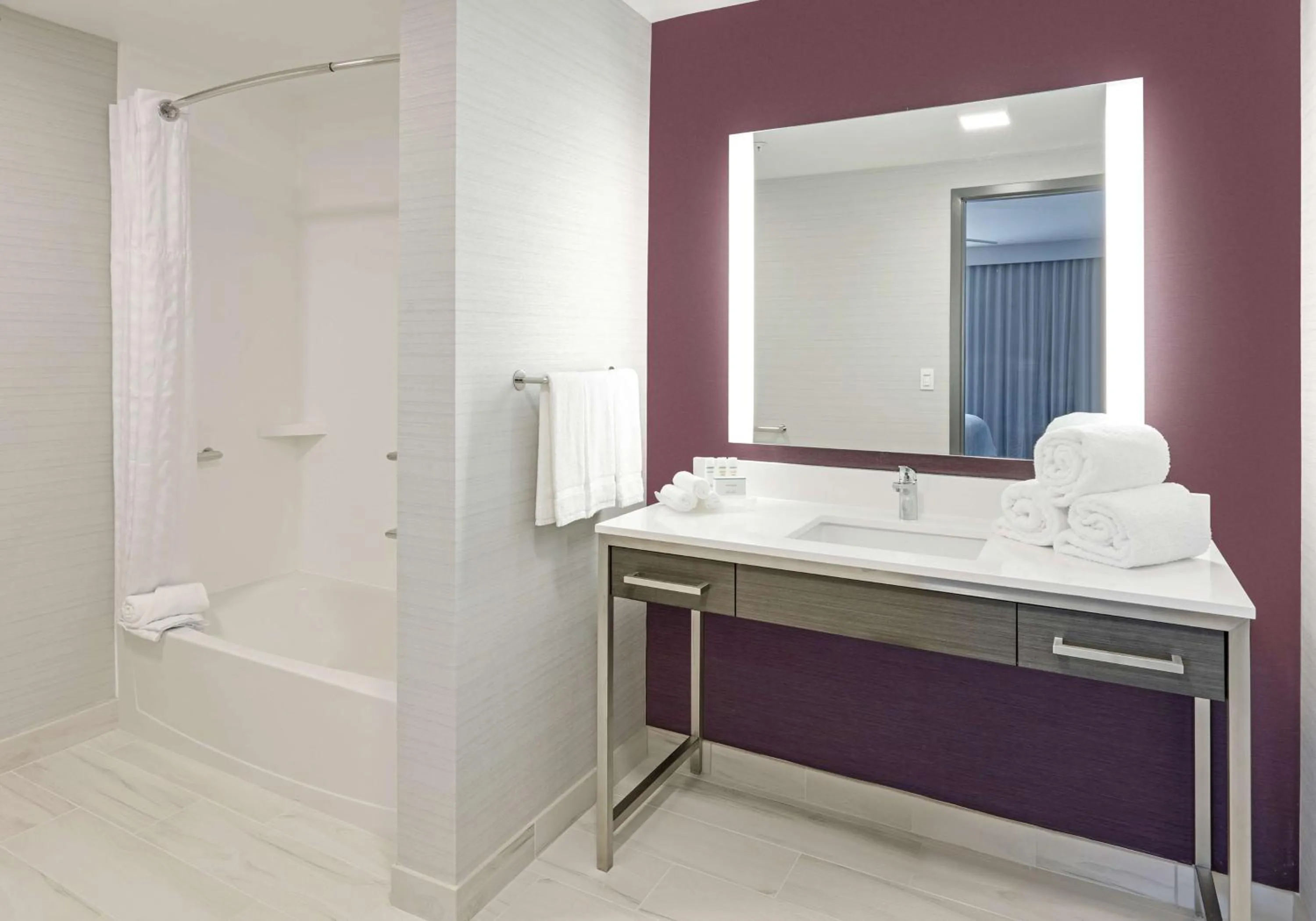 Bathroom in Homewood Suites By Hilton Irvine Spectrum Lake Forest