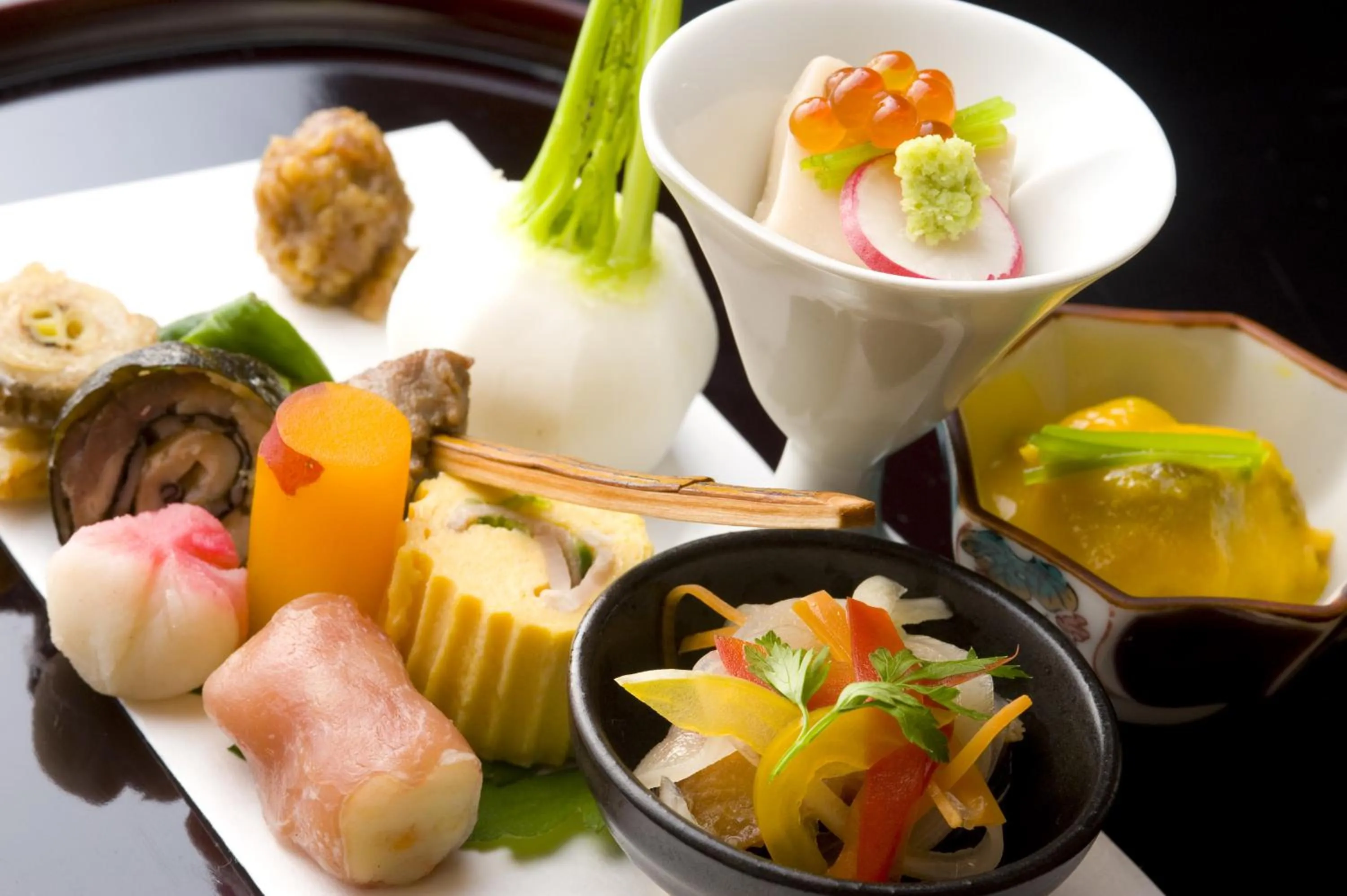 Food close-up in Kutsurogi-no-Yado Nanakawa