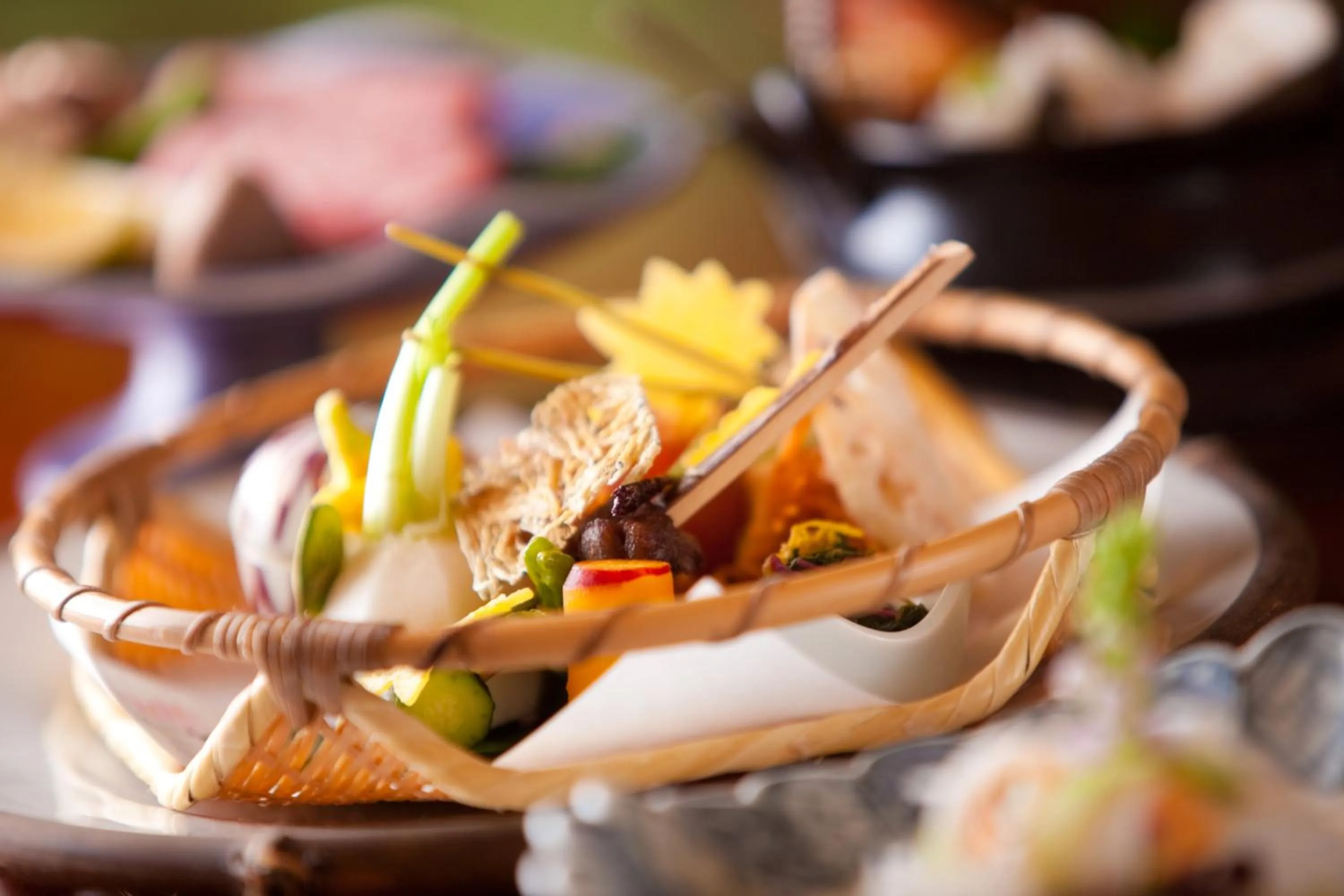 Food close-up in Kutsurogi-no-Yado Nanakawa