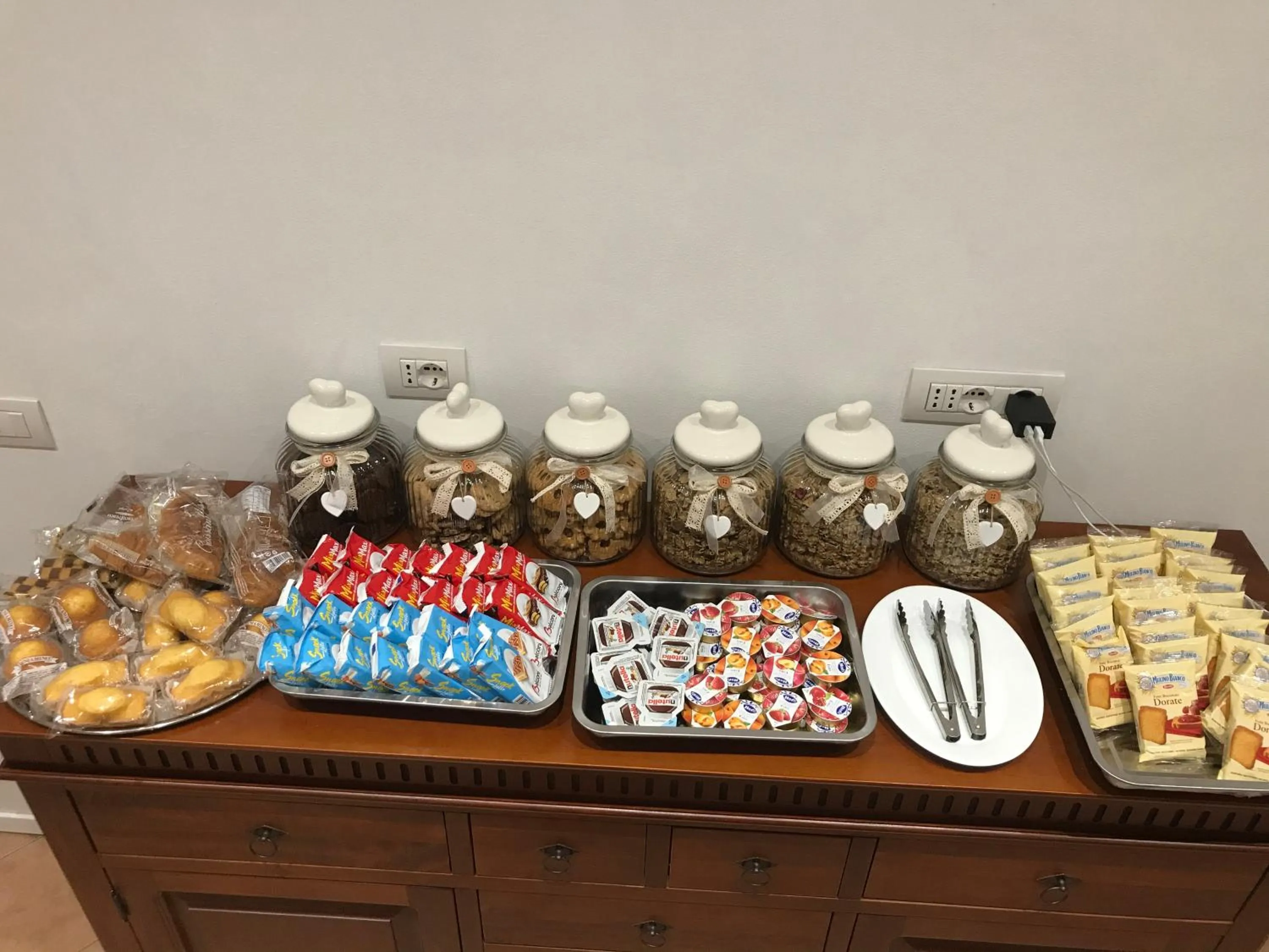 Food and drinks in B&B Giulia