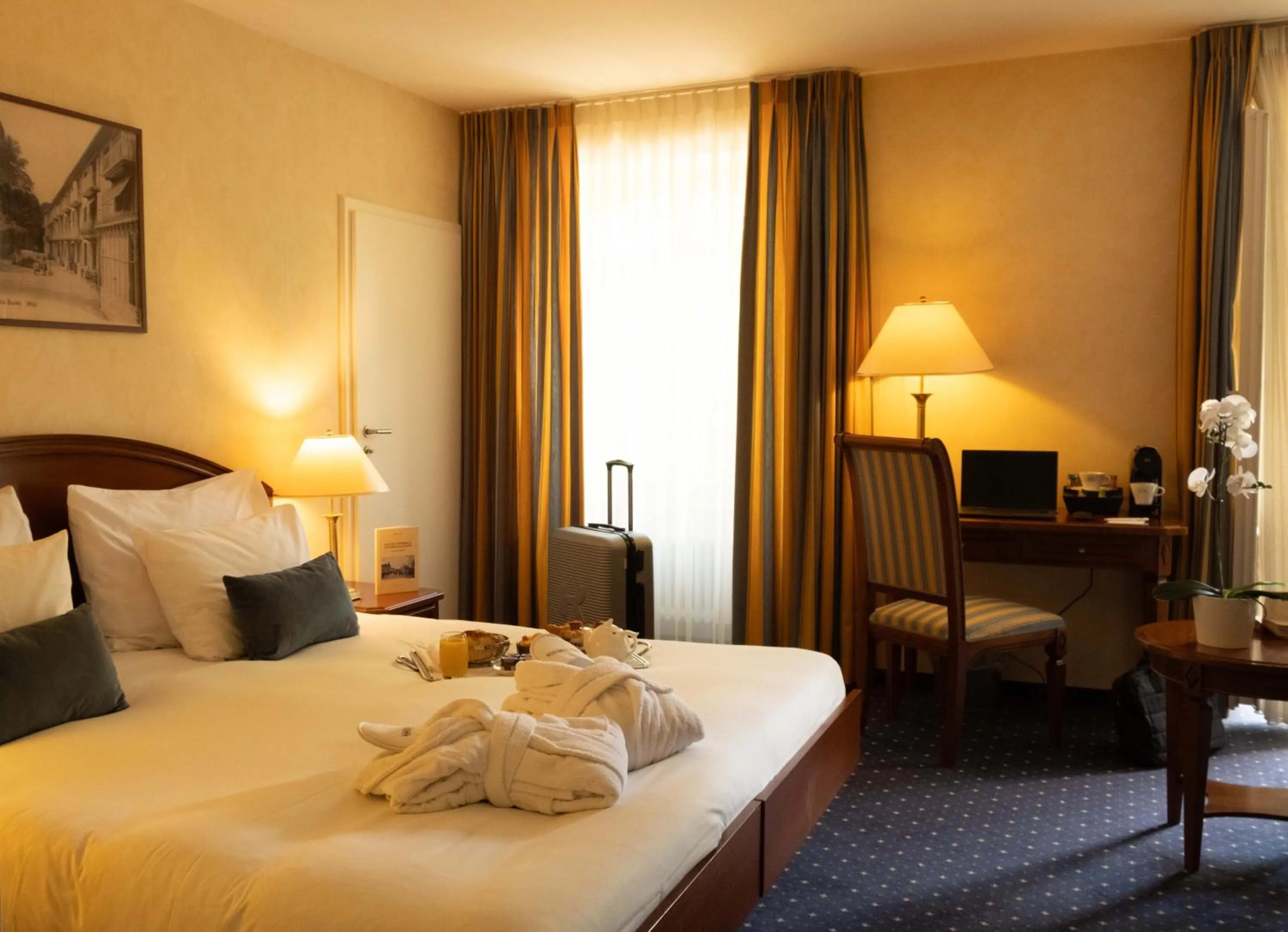 Bed in Grand Hotel et Centre Thermal d'Yverdon-les-Bains