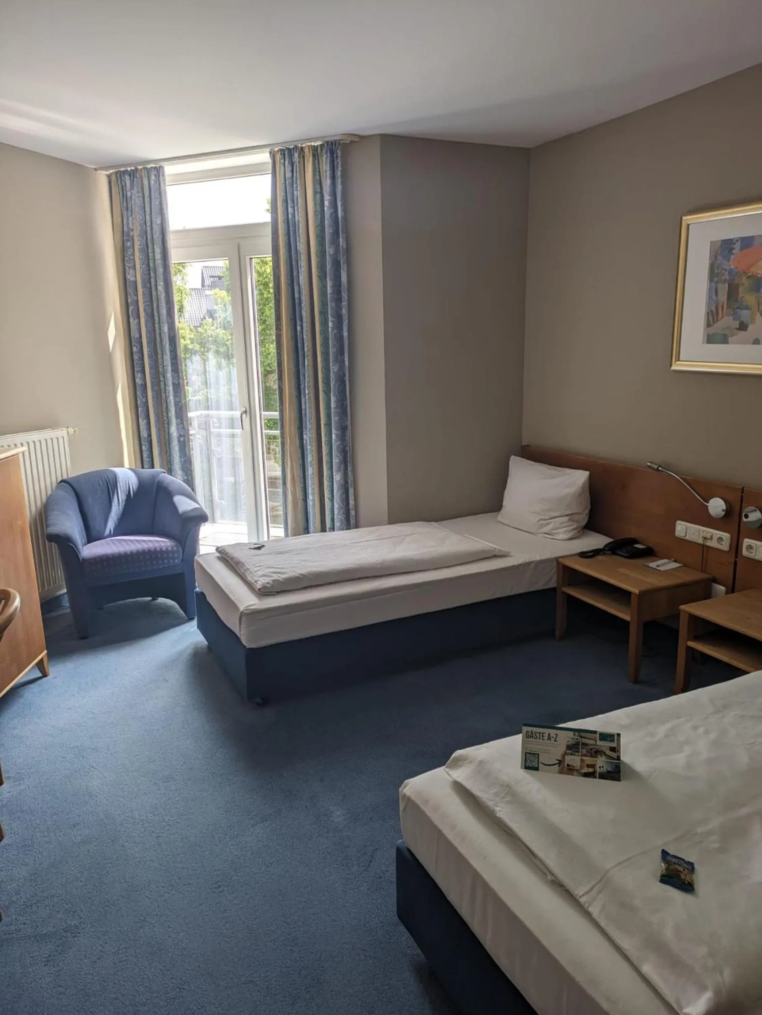 Bed in Hotel Rheinpark Rees