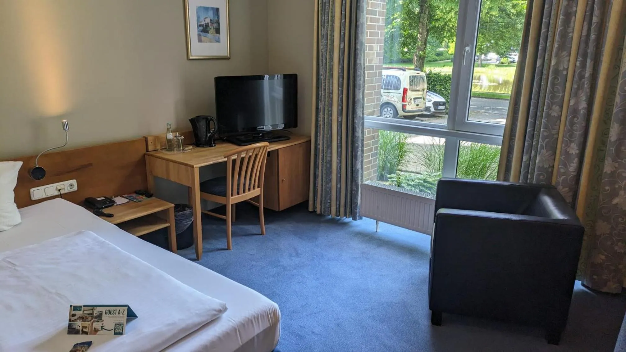 Bed in Hotel Rheinpark Rees