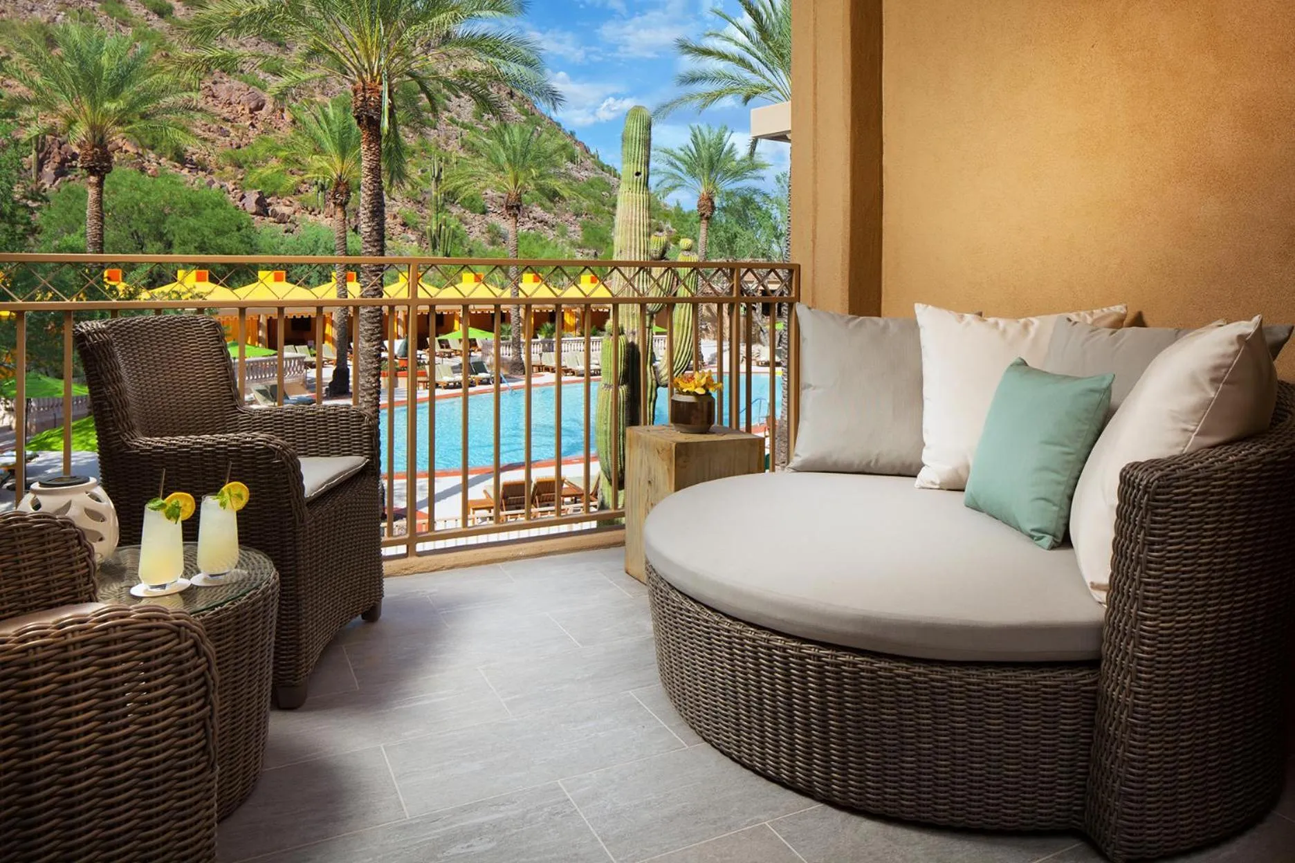 Patio in The Canyon Suites at The Phoenician, a Luxury Collection Resort, Scottsdale