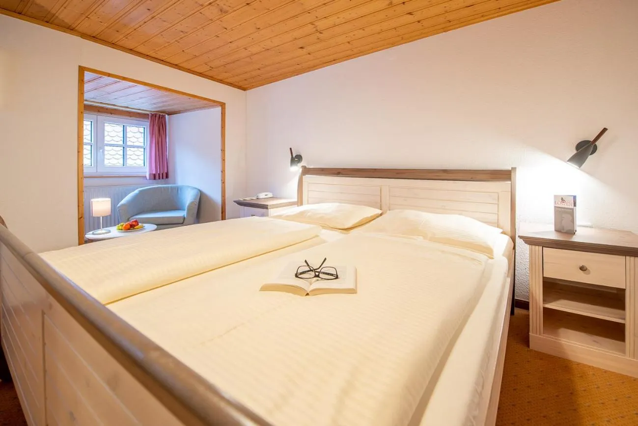 Photo of the whole room, Bed in Löwen Hotel & Restaurant