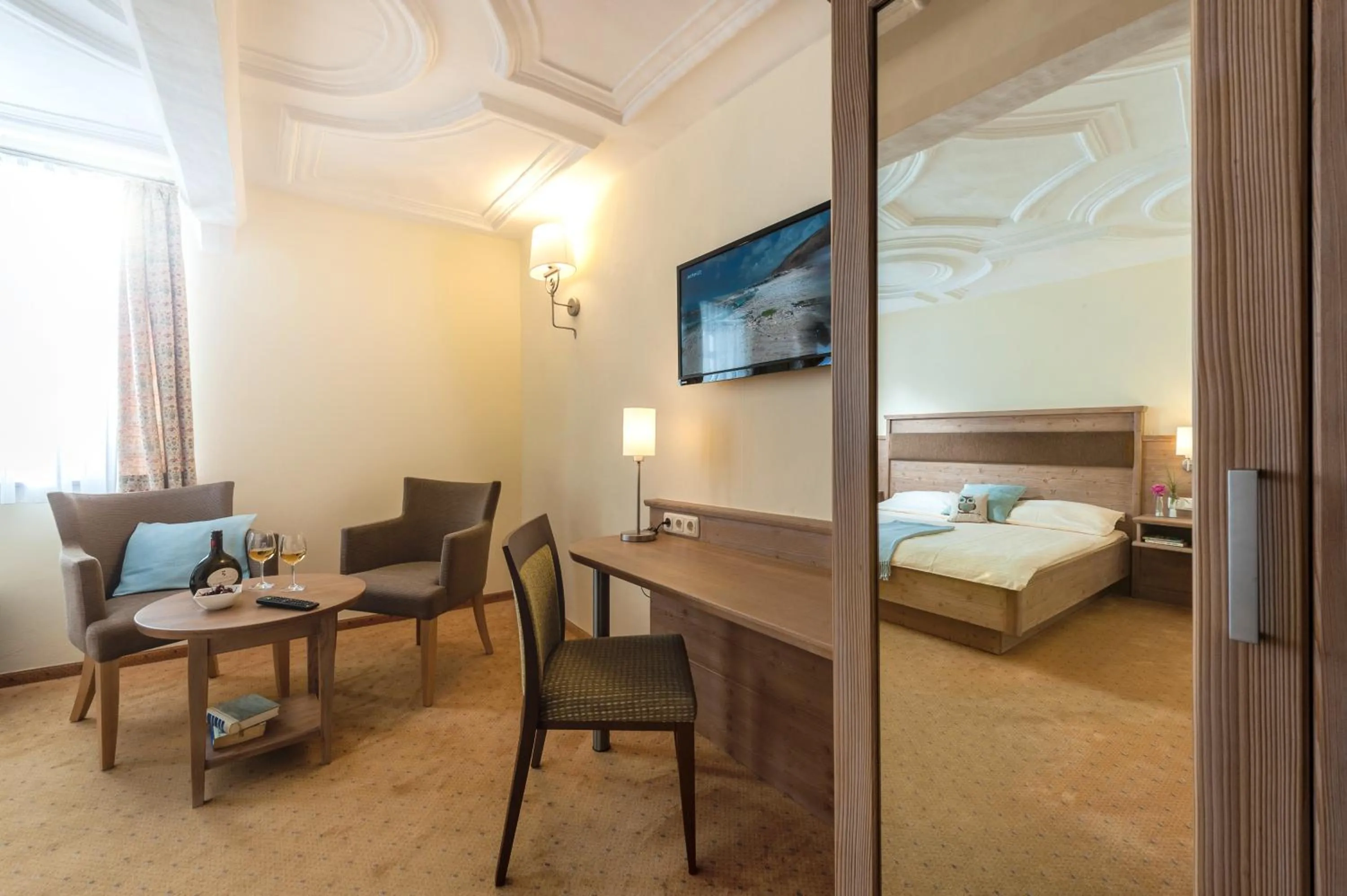 Photo of the whole room, Bed in Löwen Hotel & Restaurant