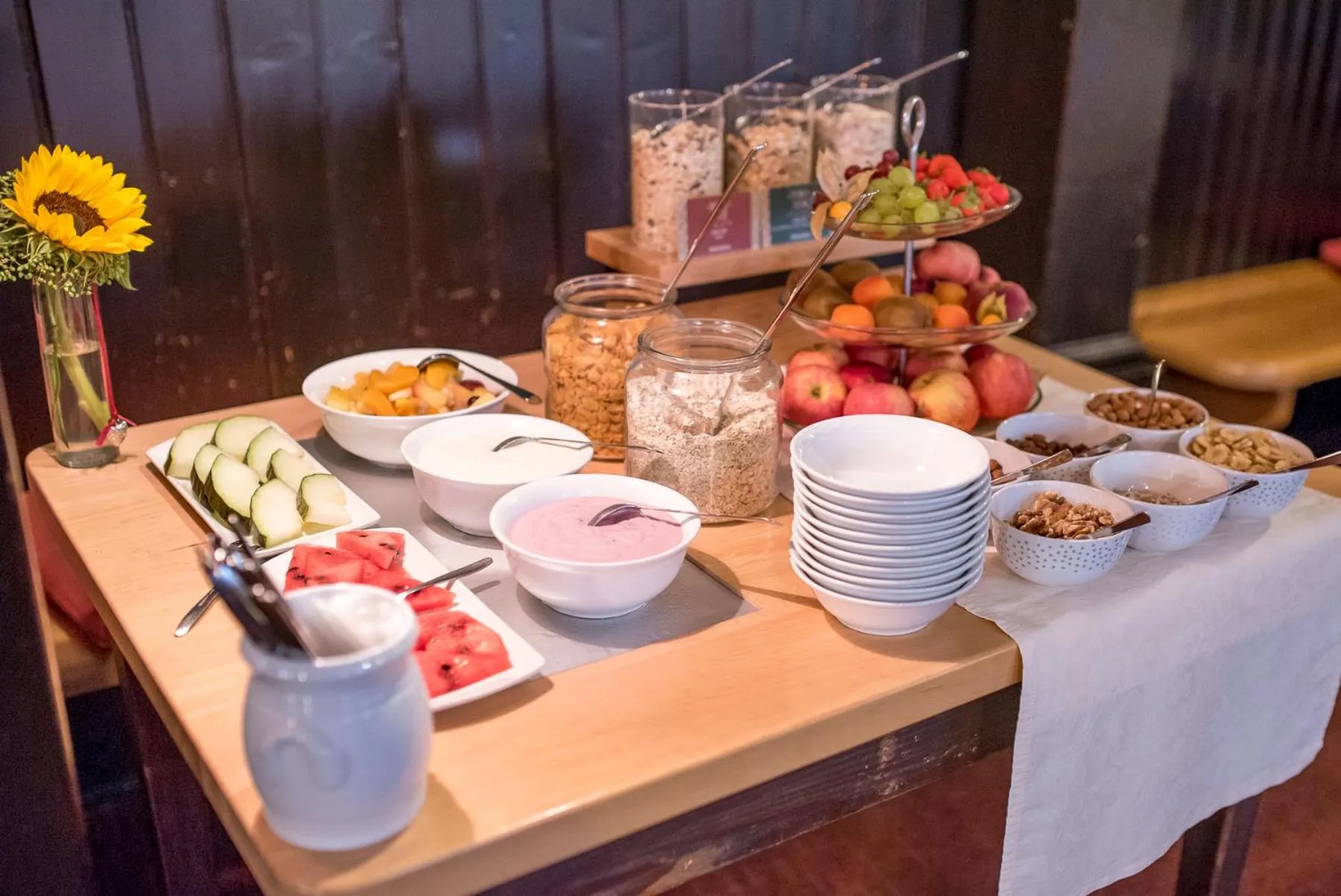 Buffet breakfast in Löwen Hotel & Restaurant