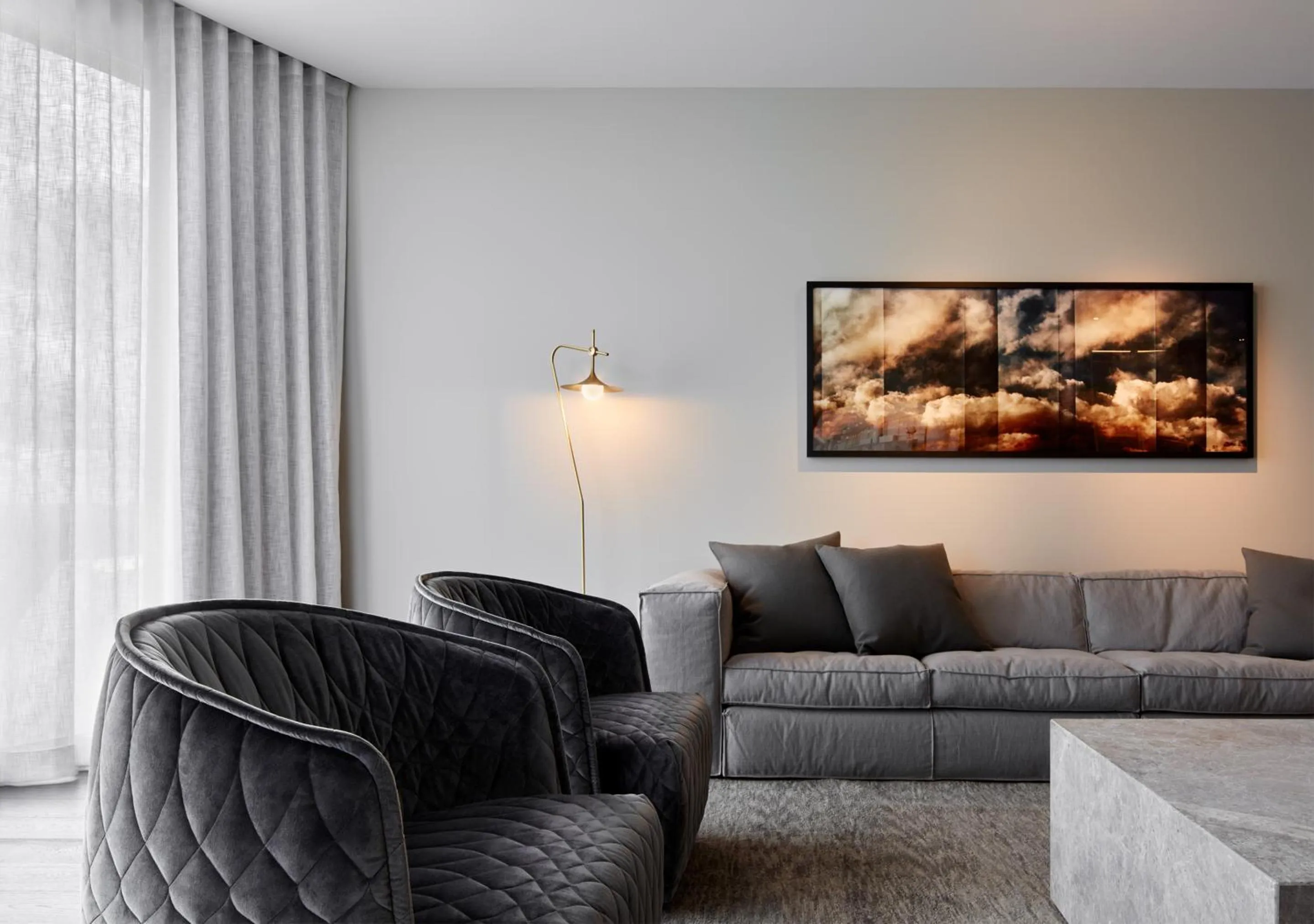 Living room in Eos by SkyCity