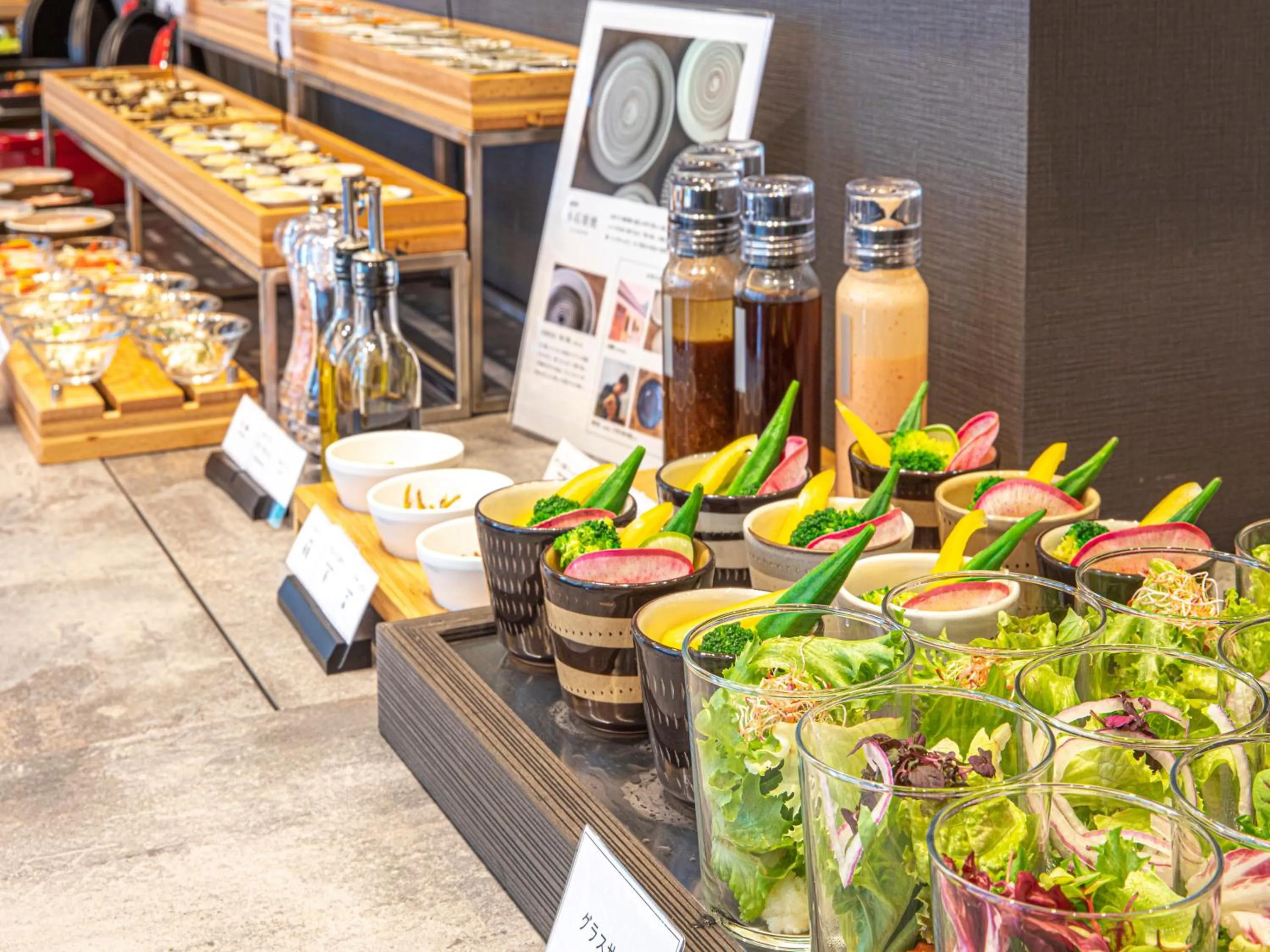 Buffet breakfast in Hotel Torifito Hakata Gion