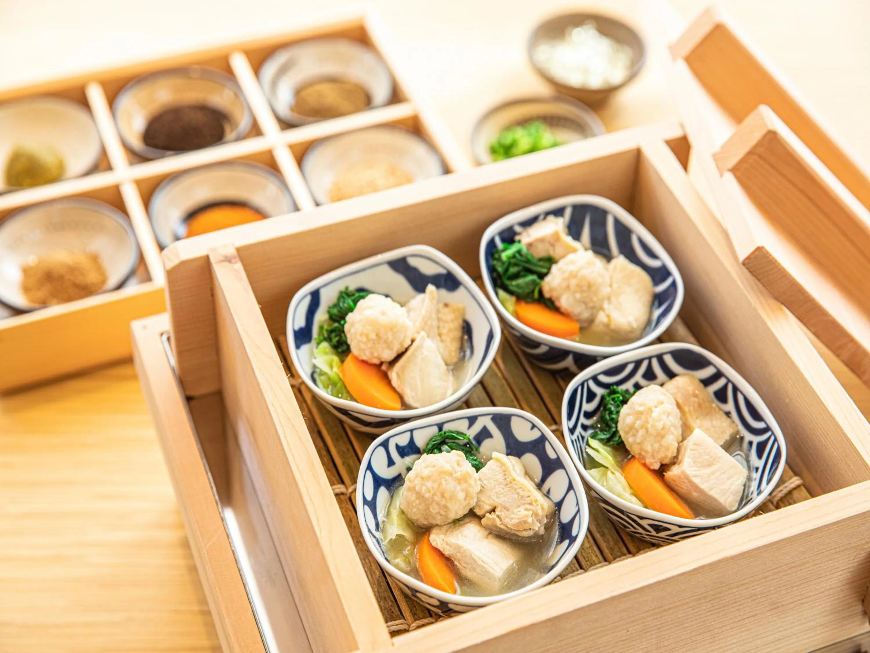 Buffet breakfast in Hotel Torifito Hakata Gion