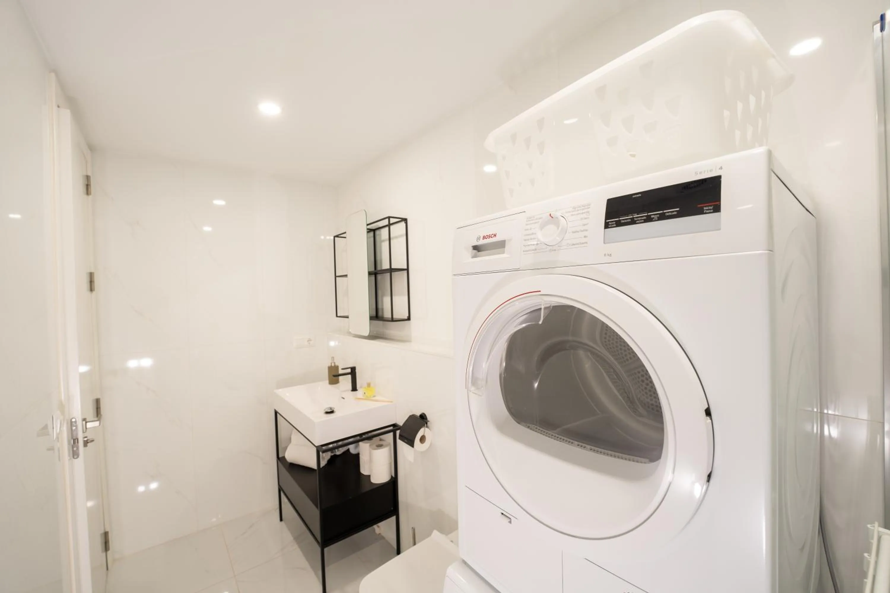 Bathroom in Plaza Mina Suites - Adults Recommended by Luxury Suites Cadiz