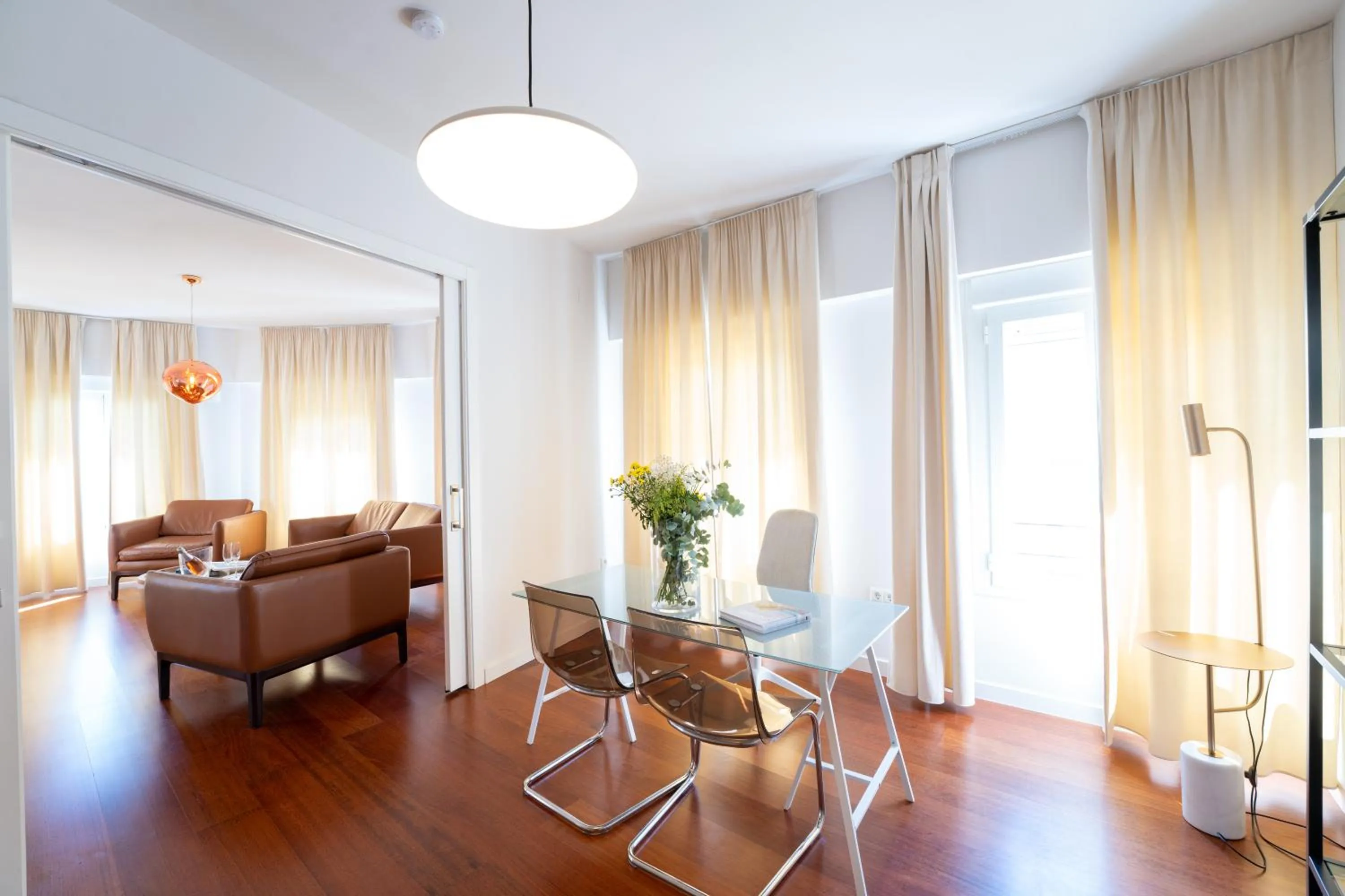 Living room in Plaza Mina Suites - Adults Recommended by Luxury Suites Cadiz