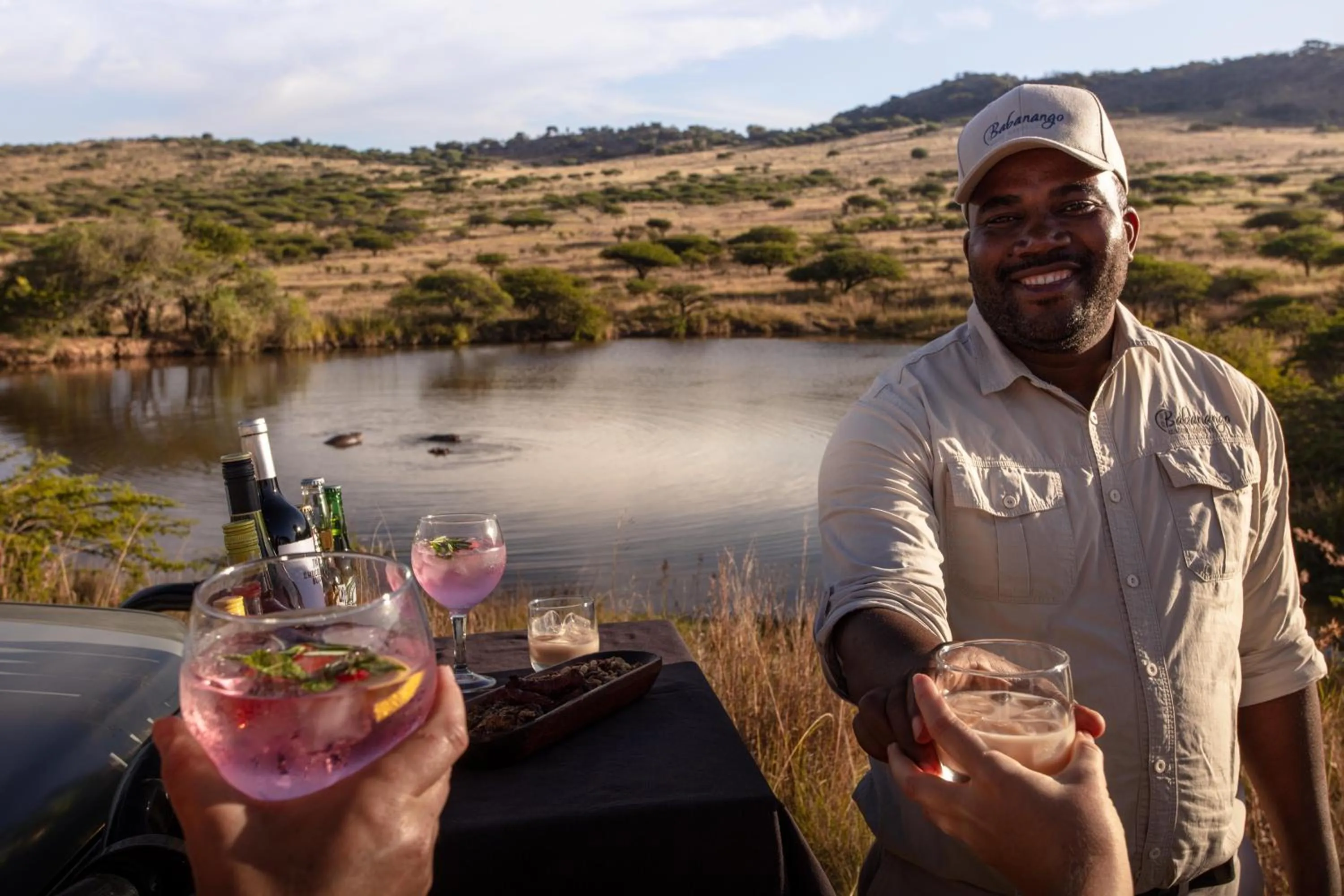 Food and drinks in Valley Lodge - Babanango Game Reserve