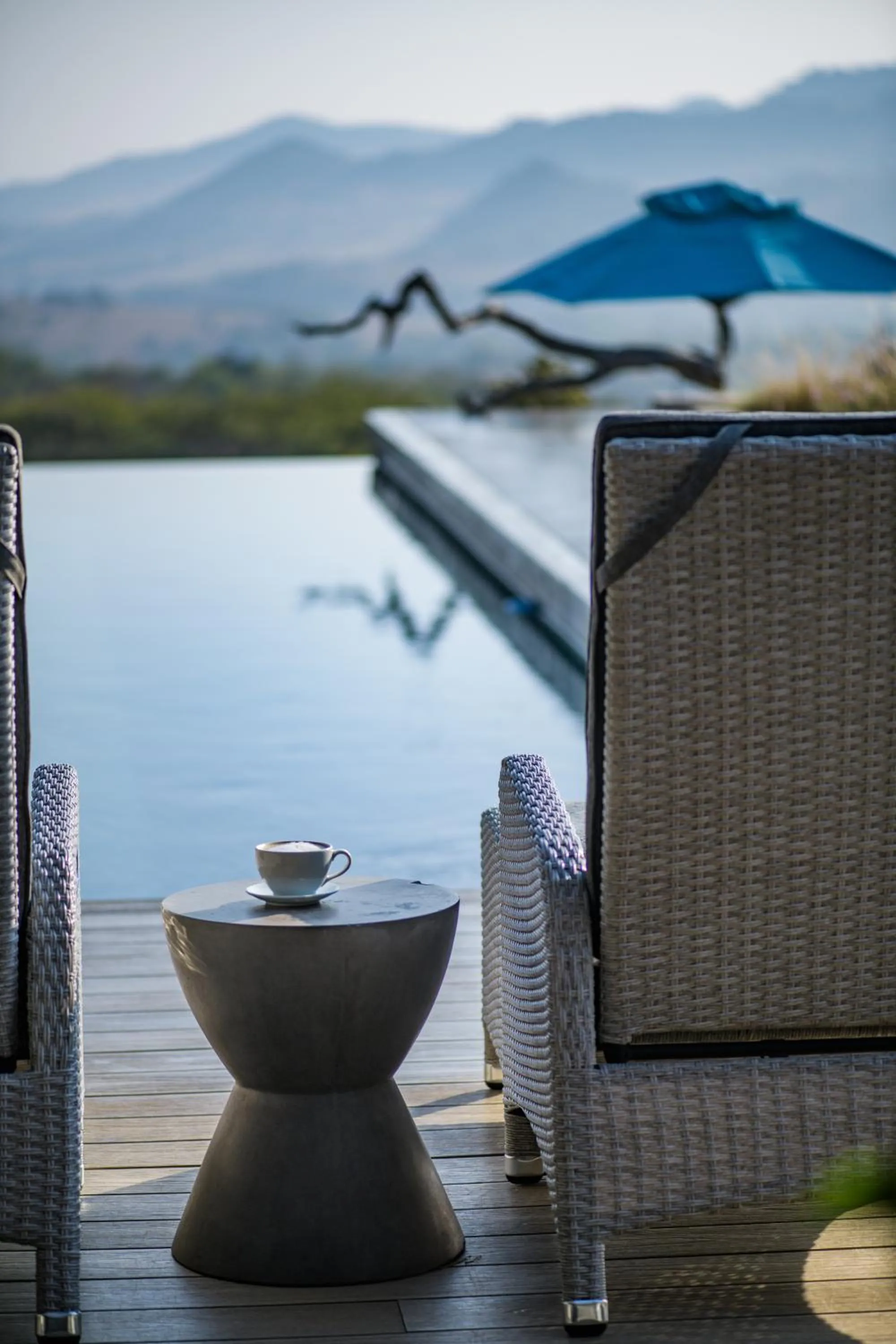 Swimming pool in Valley Lodge - Babanango Game Reserve