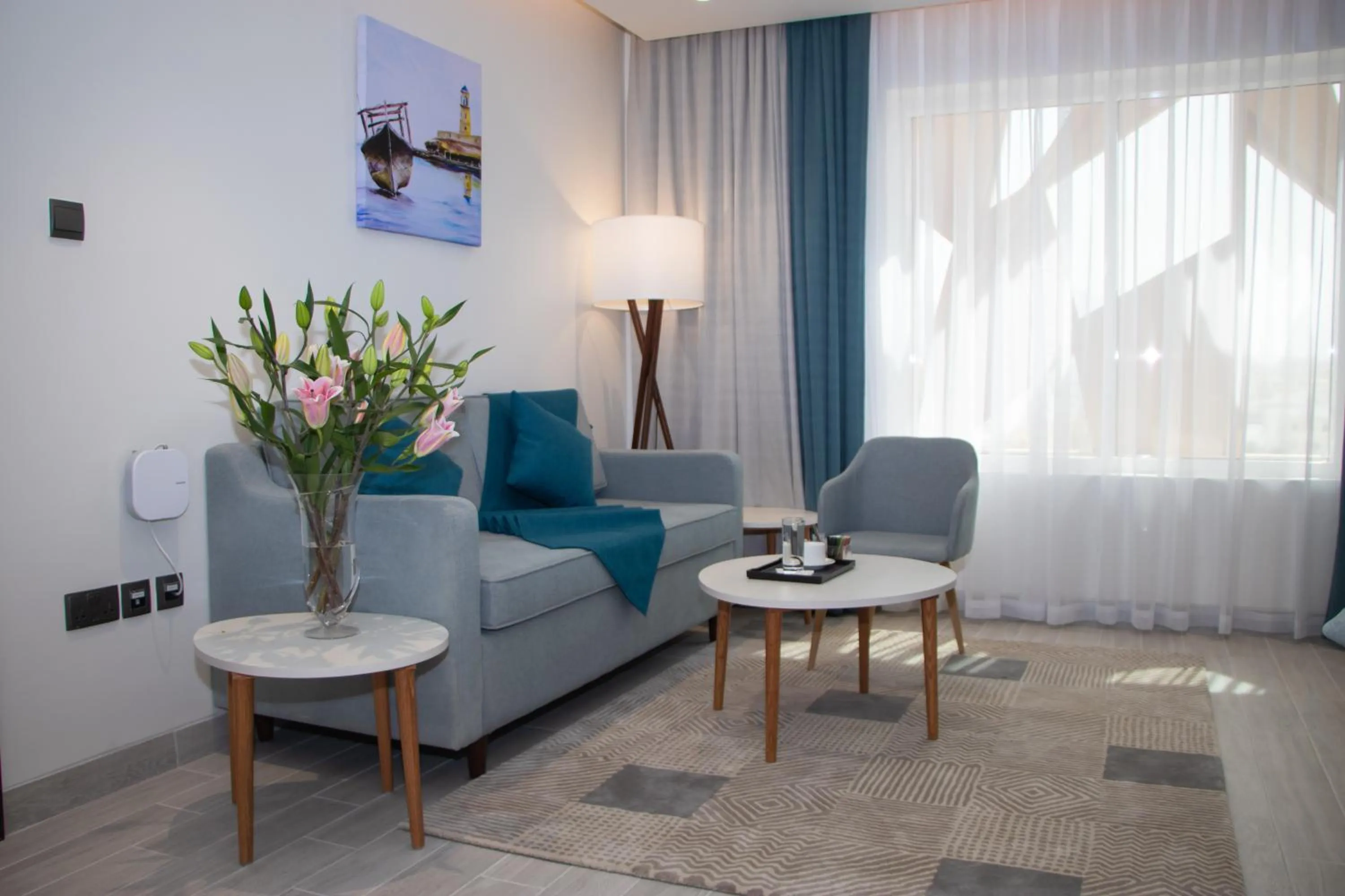 Living room in Citadines Al Ghubrah Muscat