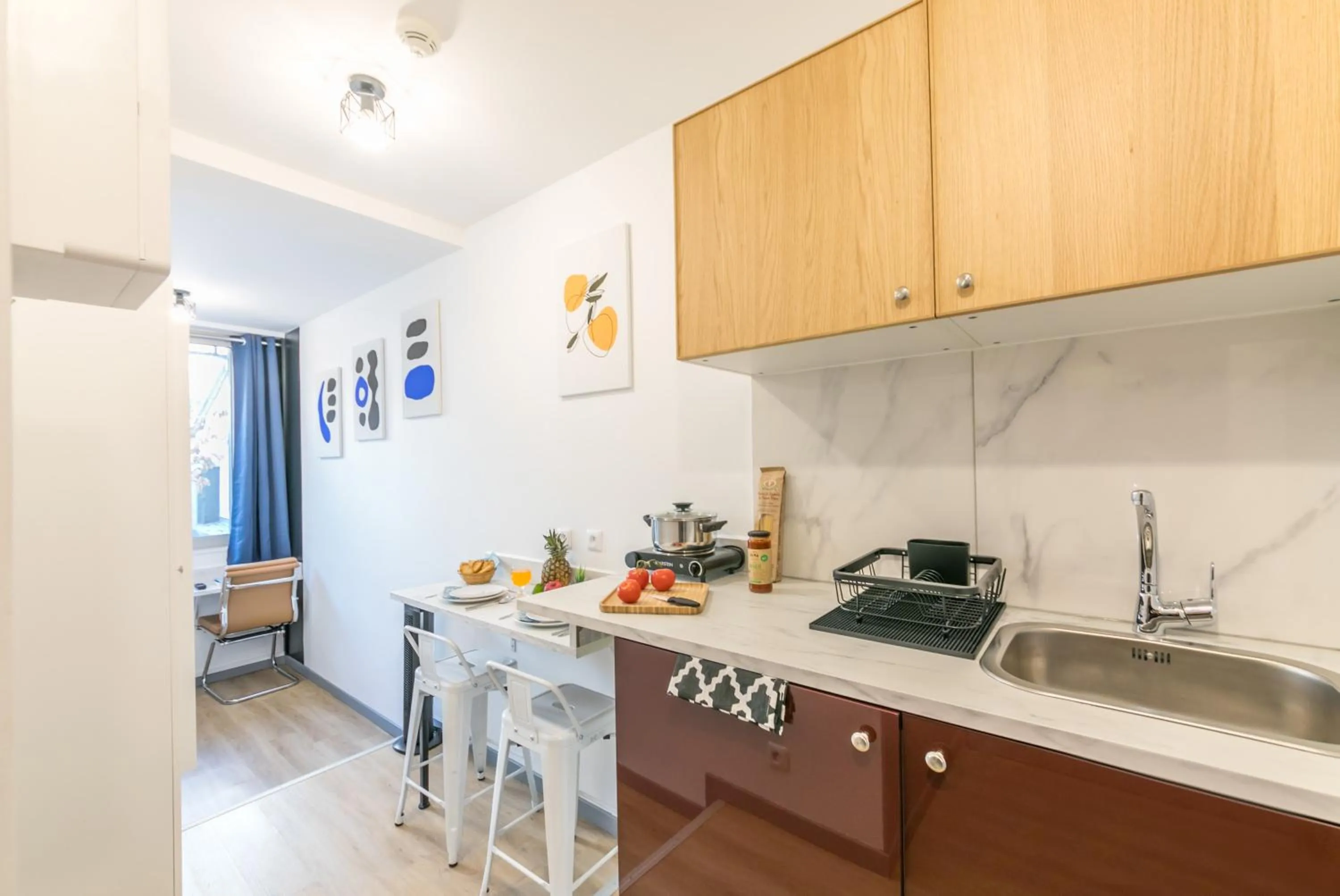 Kitchen or kitchenette in WS Tour Eiffel - Saint-Charles